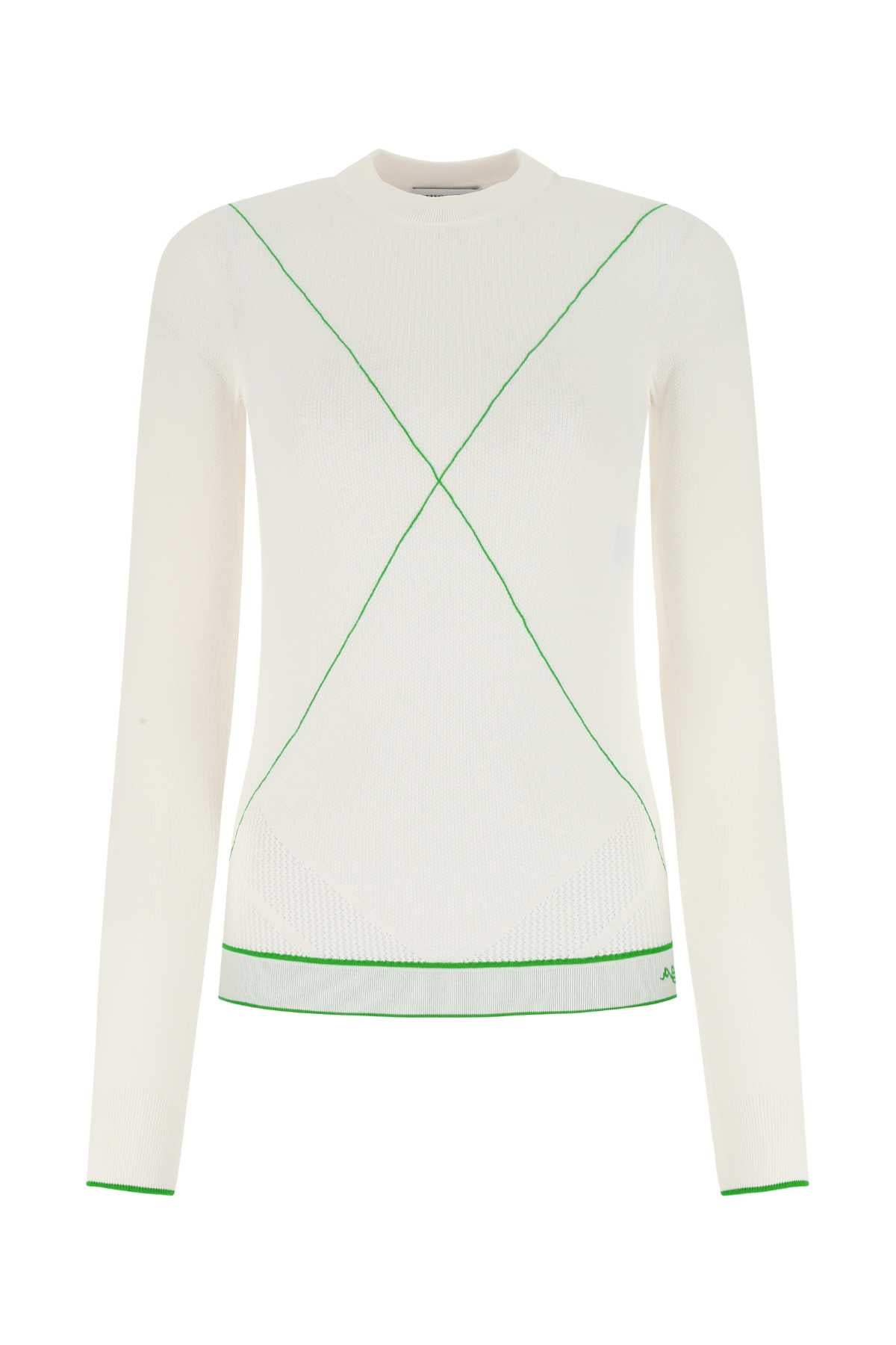 Bottega Veneta Women White Viscose Blend Sweater