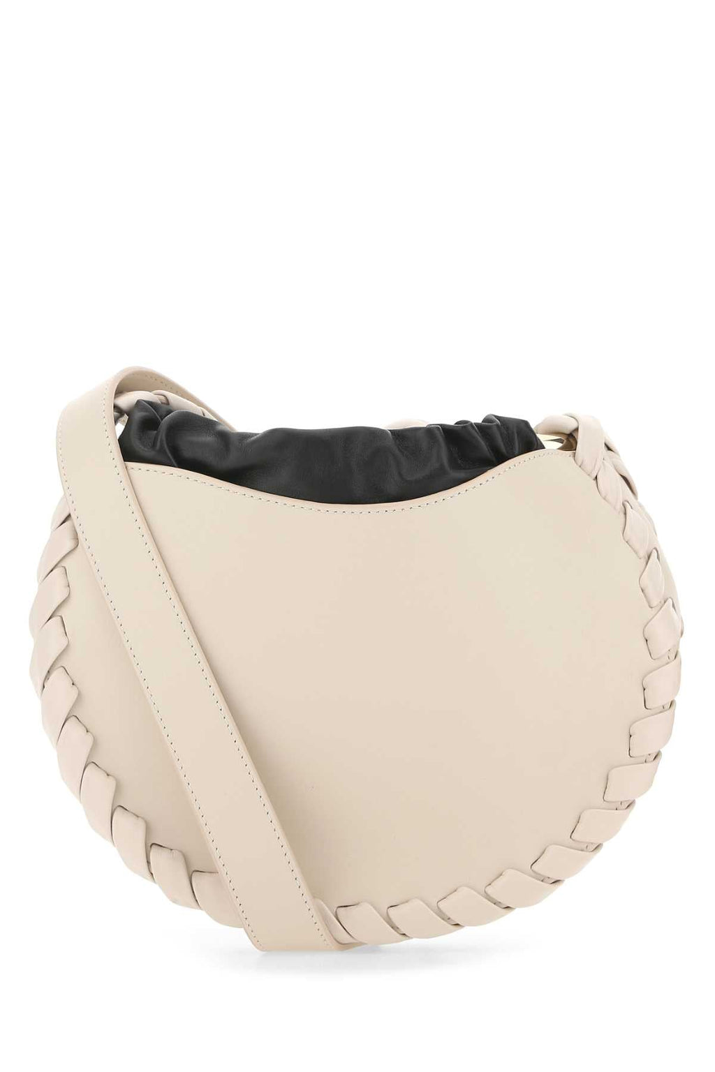 Chloe Women Powder Pink Leather Small Mate Crossbody Bag