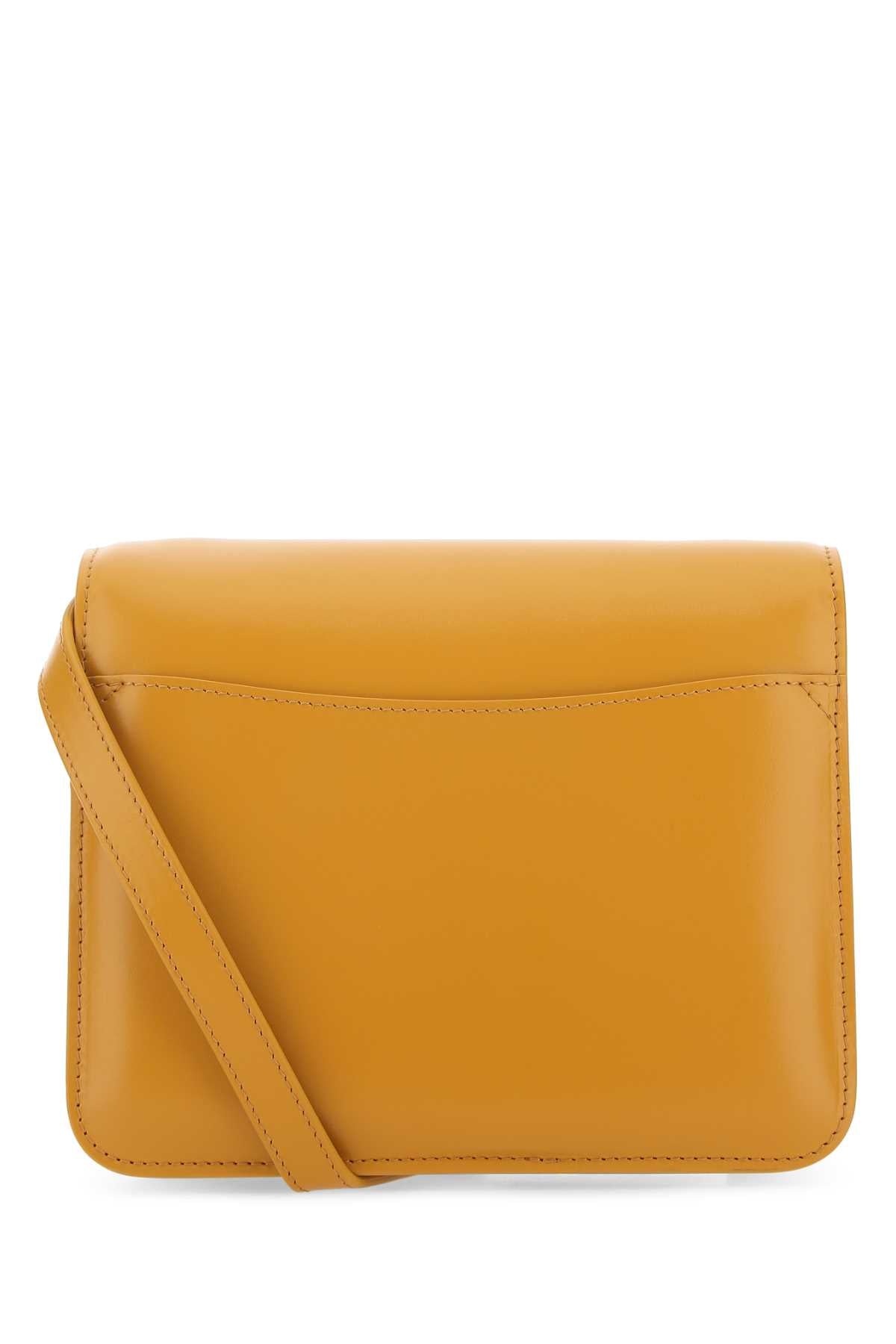 Chloe Women Mustard Leather Kattie Clutch