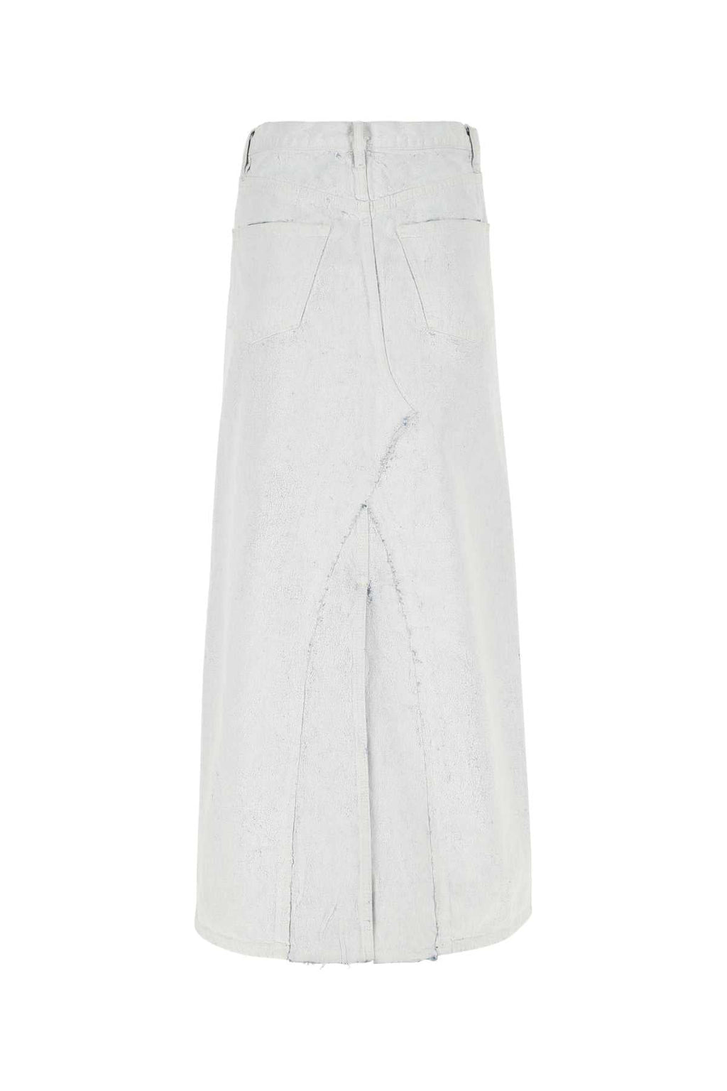 Maison Margiela Women White Denim Skirt