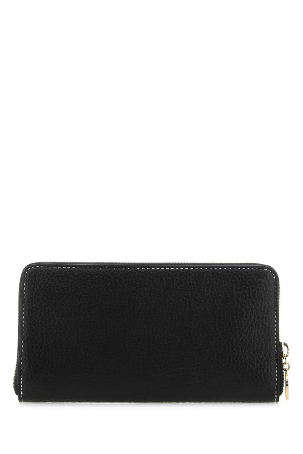 Stella Mccartney Women Black Grainy Mat Wallet