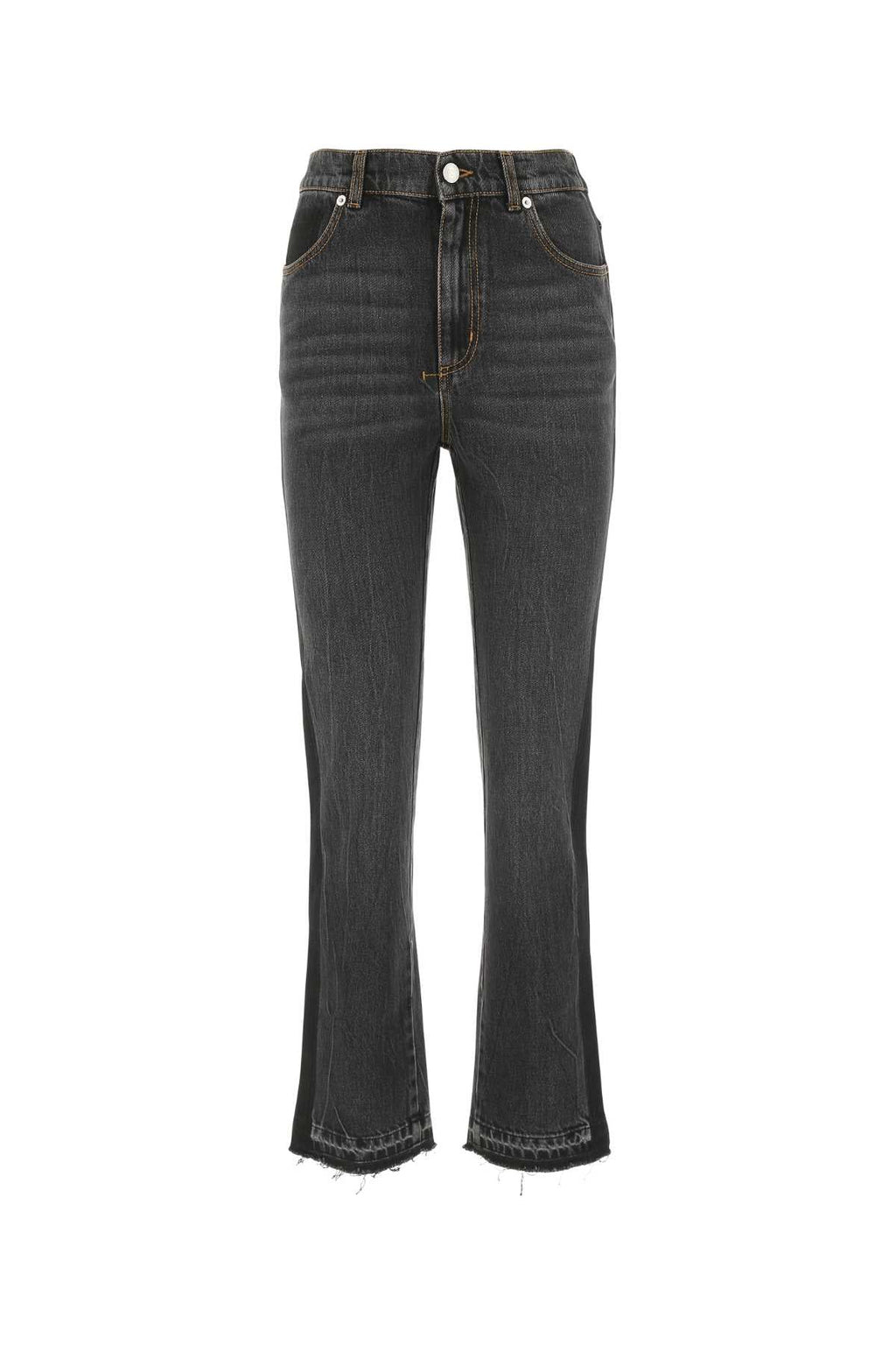 Alexander Mcqueen Women Black Denim Jeans