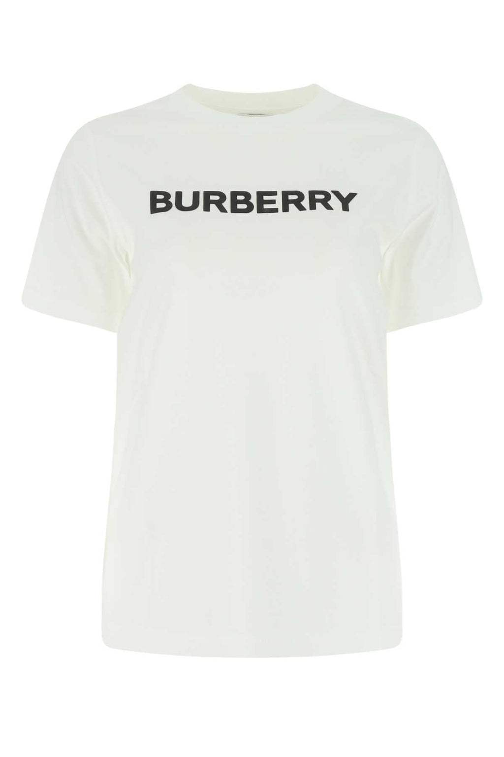 Burberry Women White Cotton T-Shirt