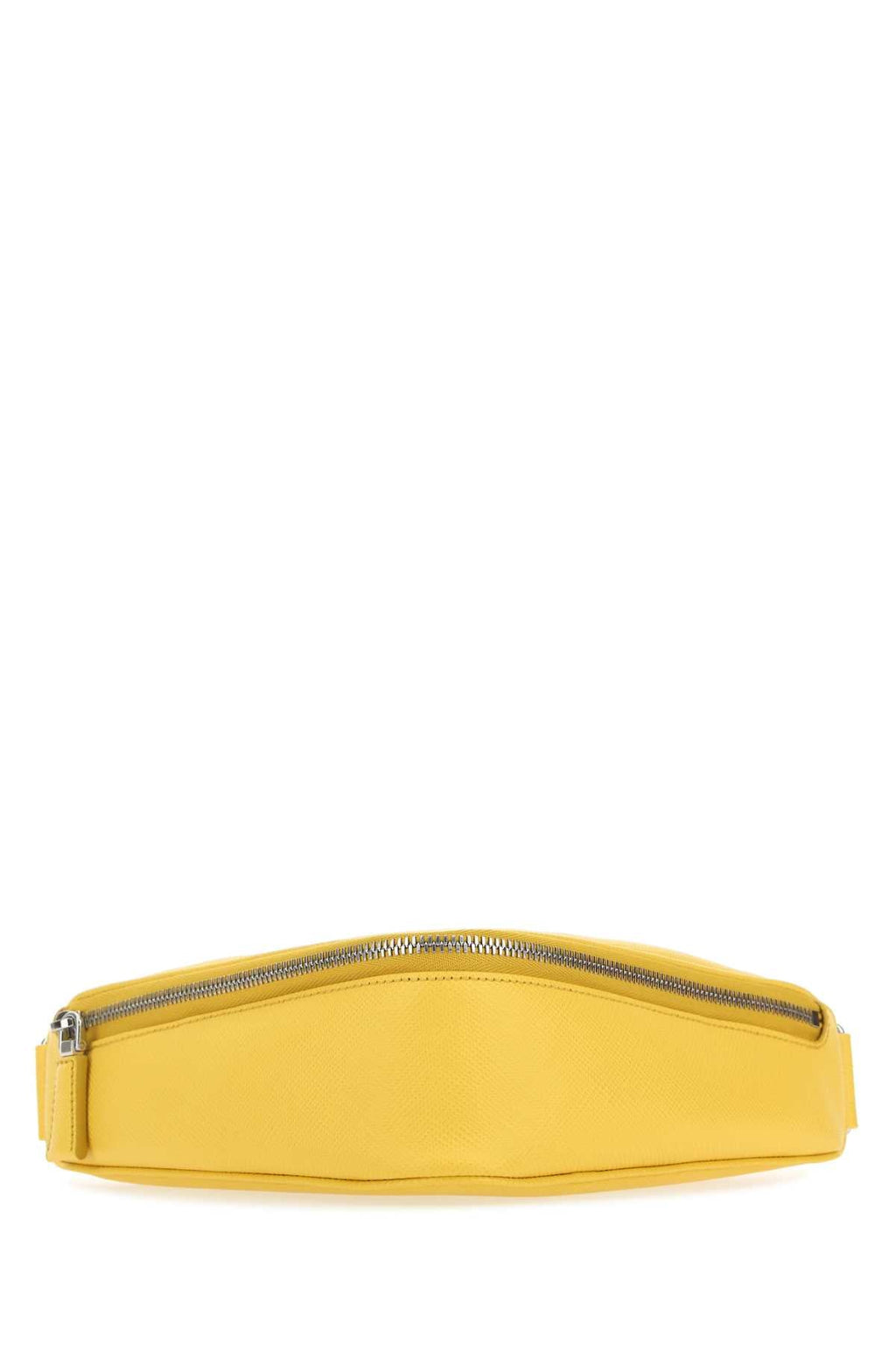 Prada Men Yellow Leather Belt Bag