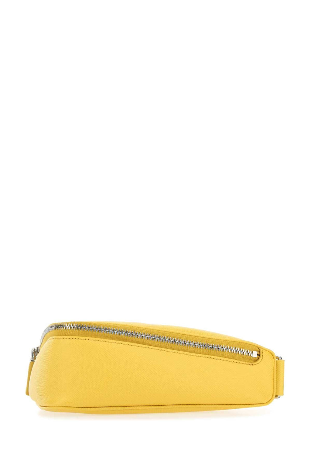 Prada Men Yellow Leather Belt Bag