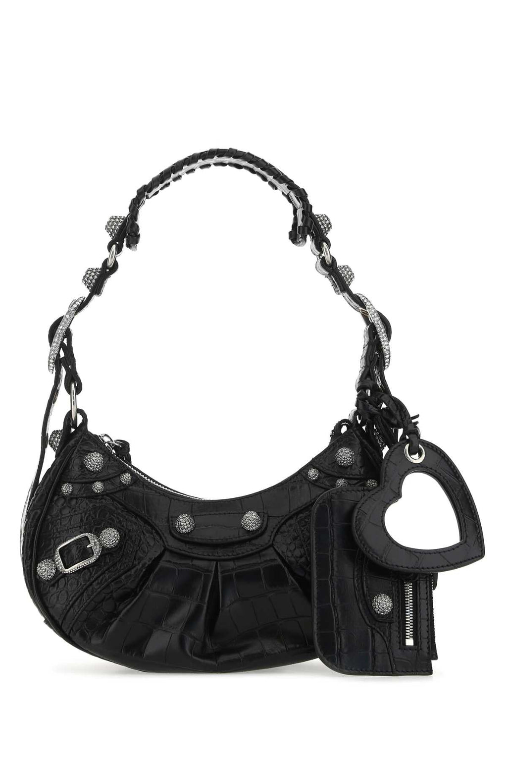 Balenciaga Women Black Leather Le Cagole Xs Shoulder Bag
