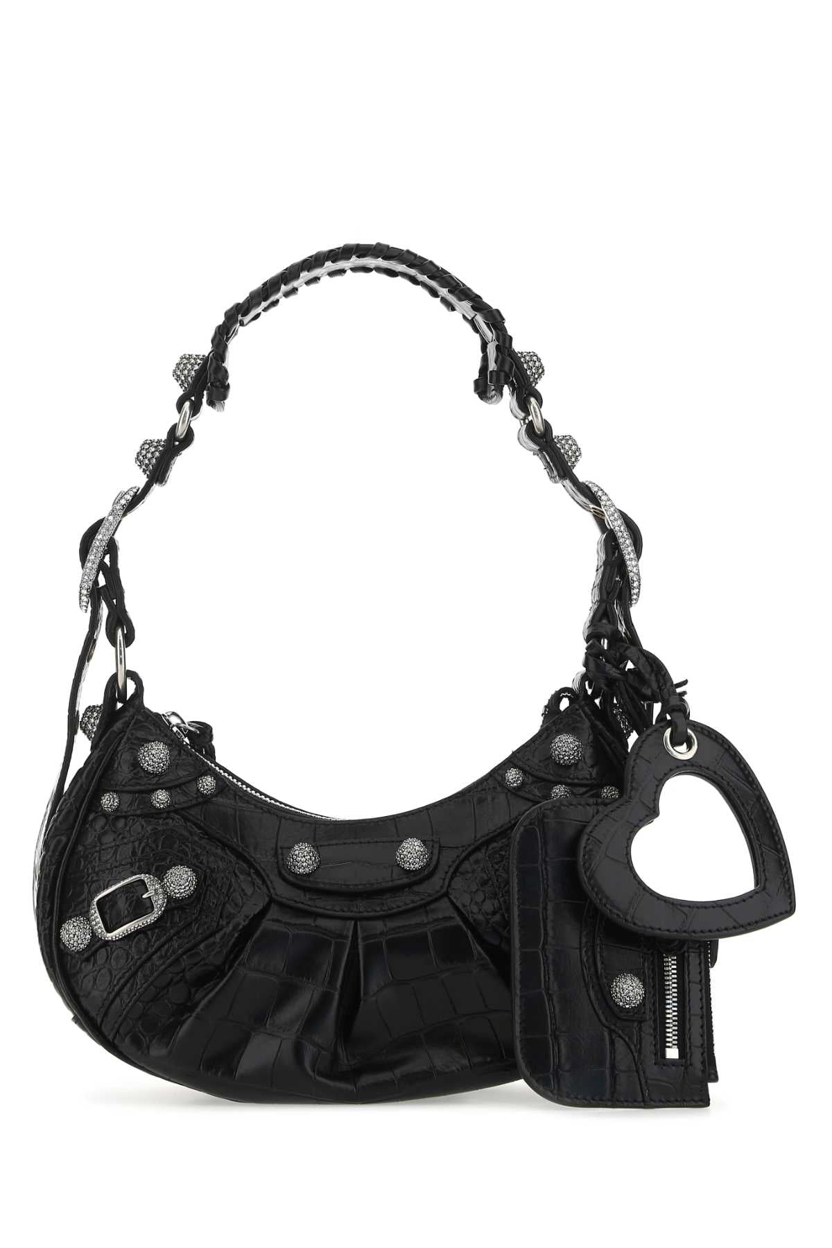 Balenciaga Women Black Leather Le Cagole Xs Shoulder Bag