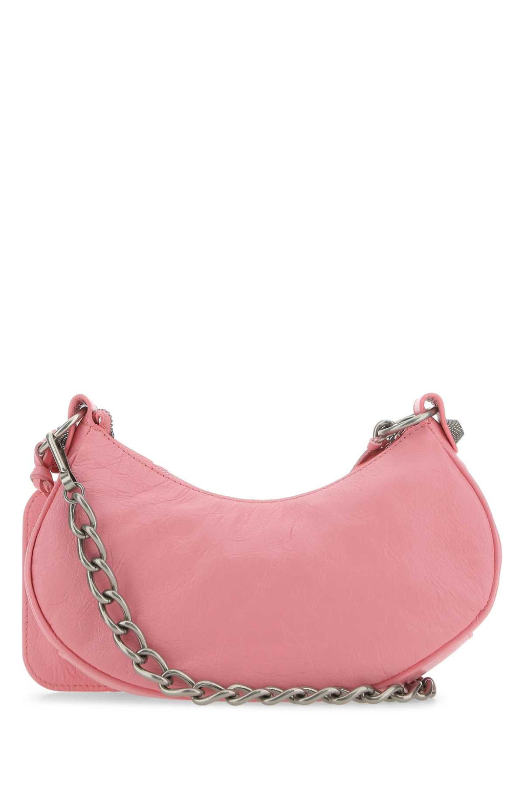 Balenciaga Women Pink Nappa Leather Le Cagole Xs Crossbody Bag