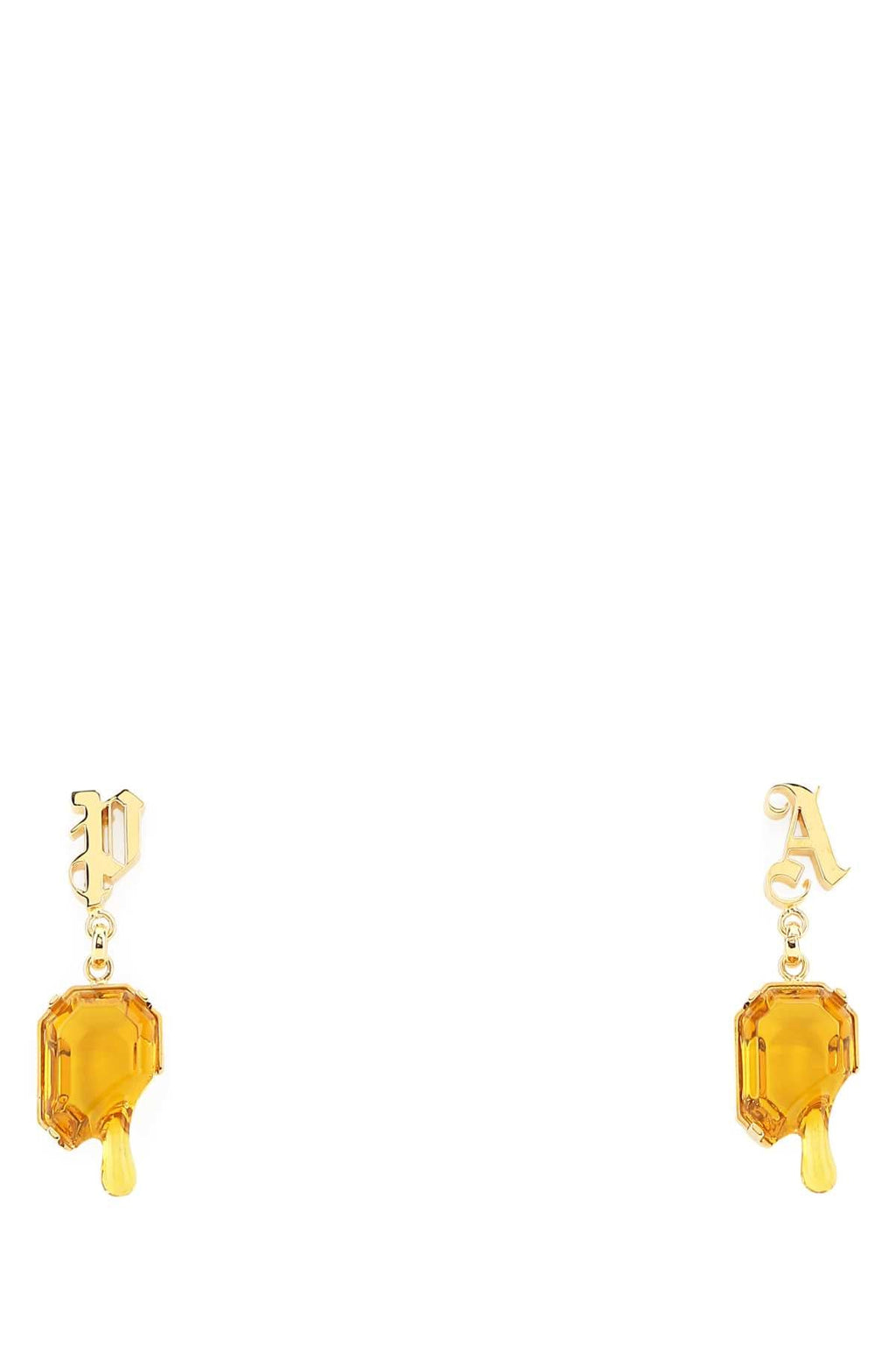Palm Angels Women Golden Metal Earrings