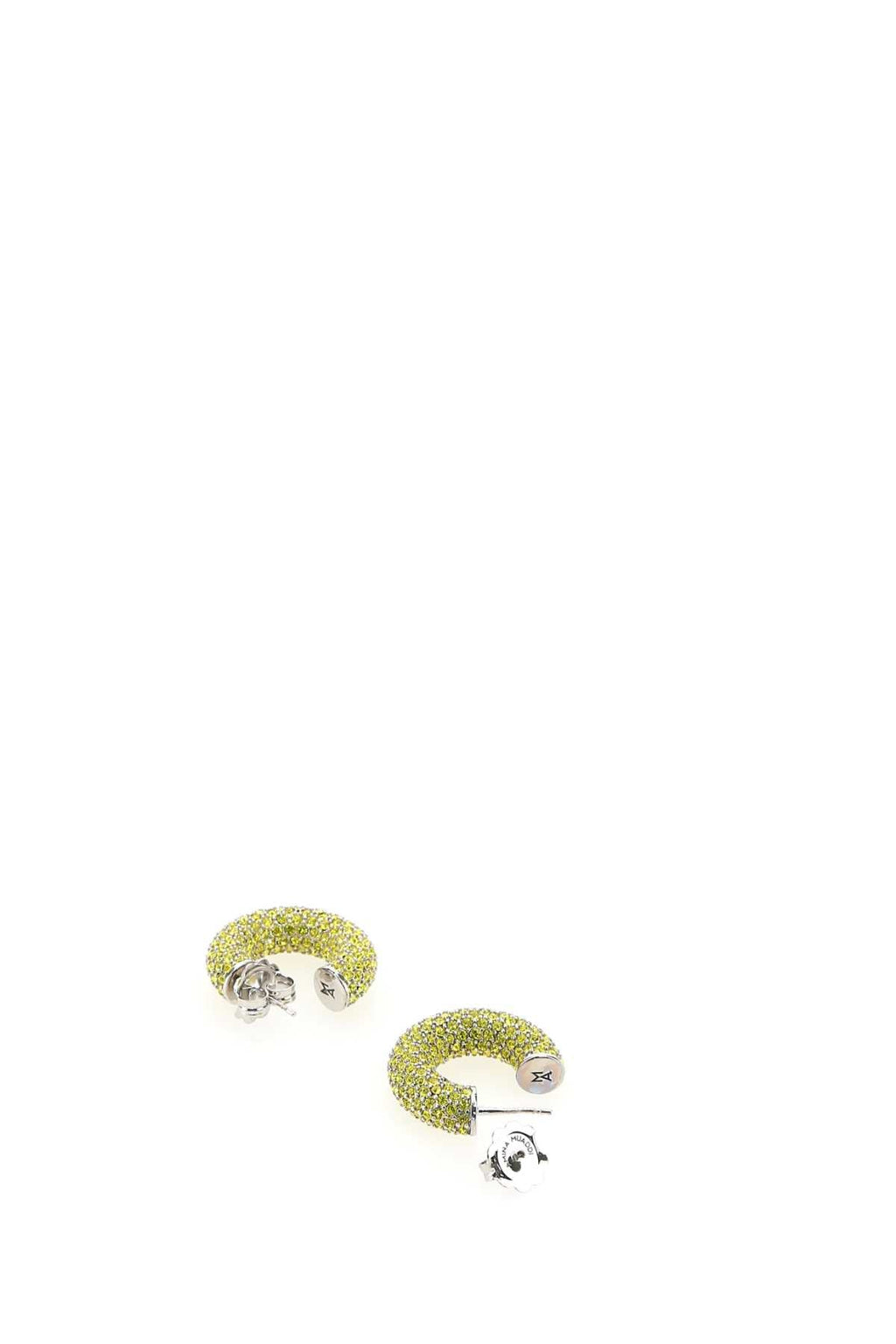 Amina Muaddi Women Embellished Metal Mini Cameron Earrings