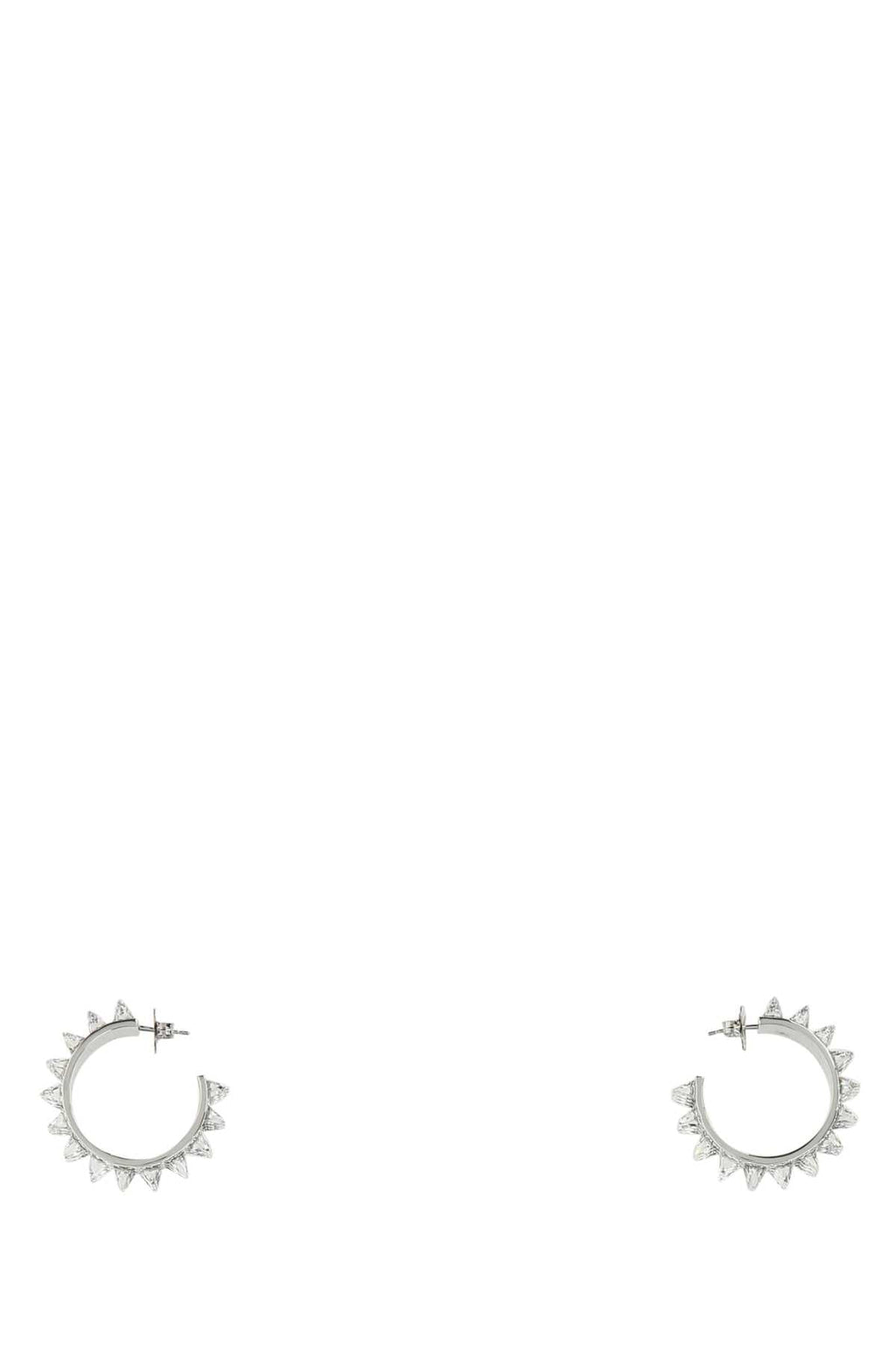 Amina Muaddi Women Embellished Metal Big Karma Earrings