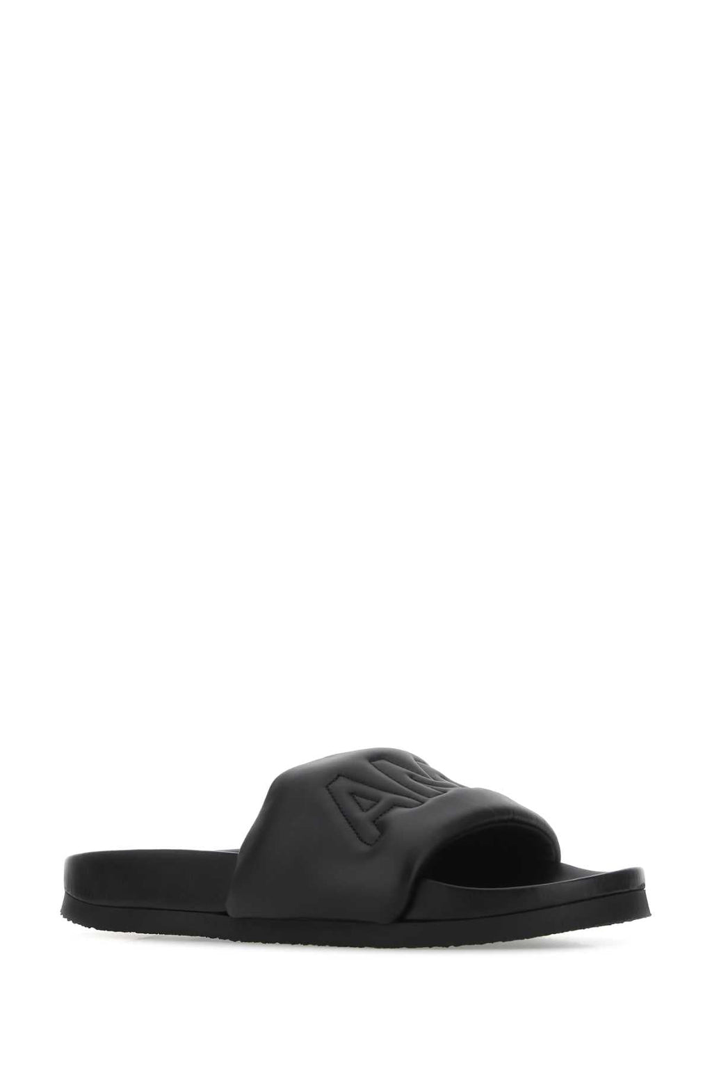 Ambush Men Black Leather Slippers