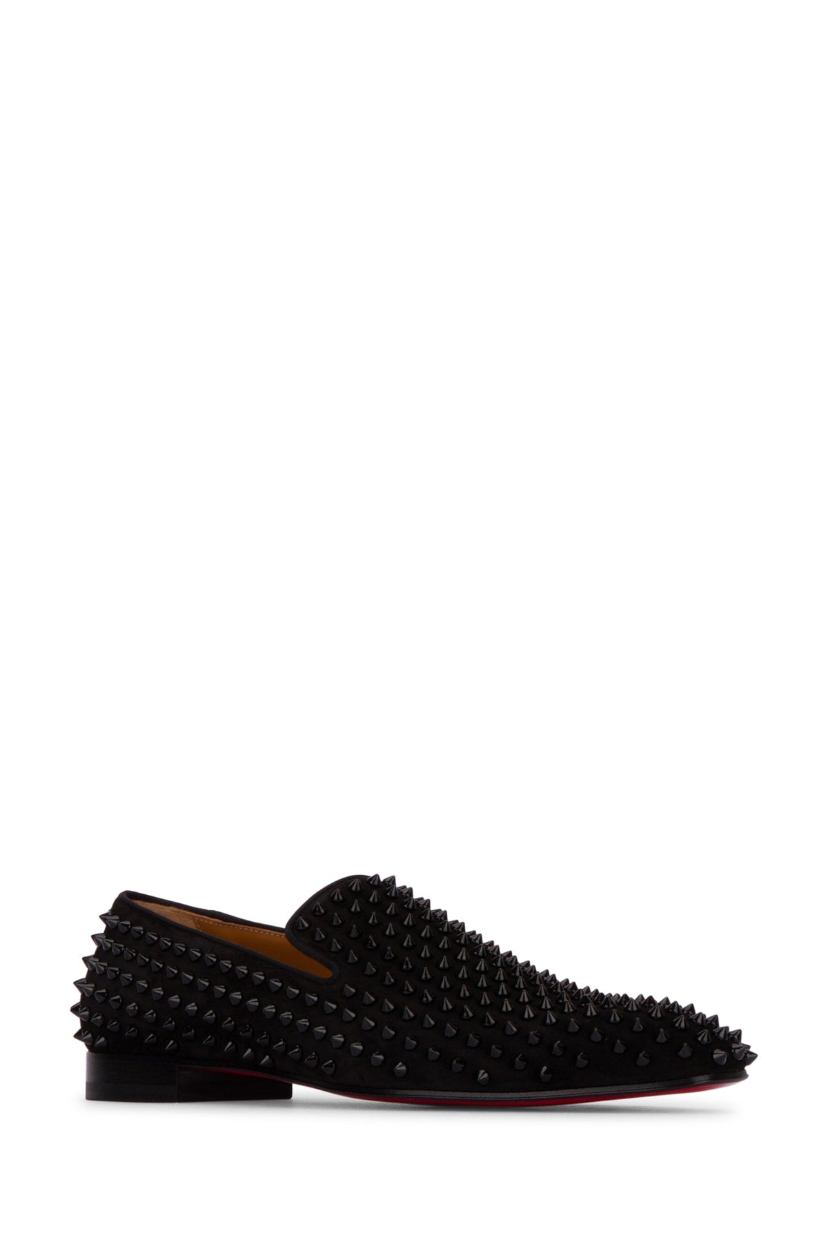 Christian Louboutin Men Dandelion Spikes Flat Veau Velours/Gg
