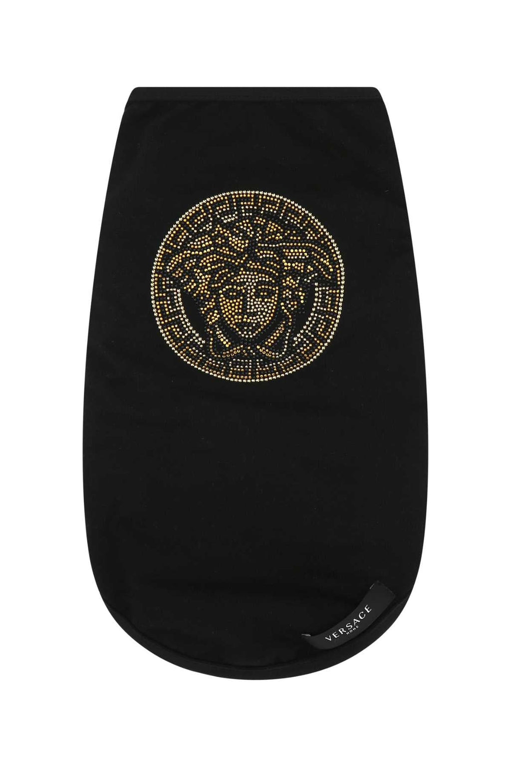 Versace Unisex Black Stretch Cotton Dog T-Shirt
