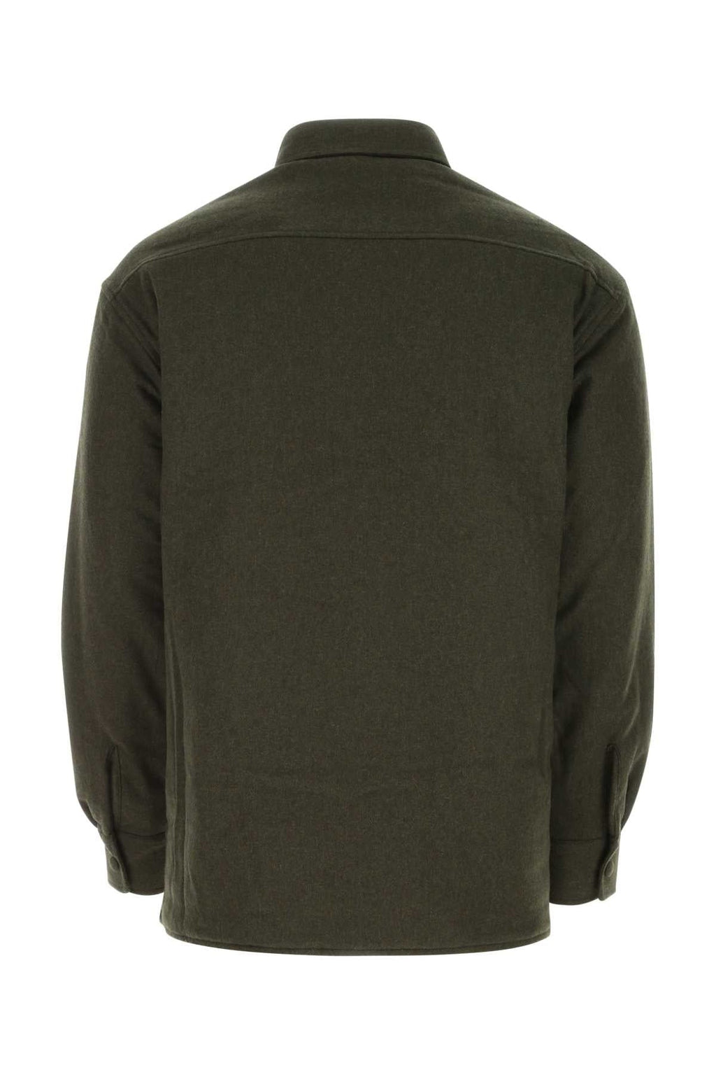 Givenchy Men Army Green Wool Blend Jacket