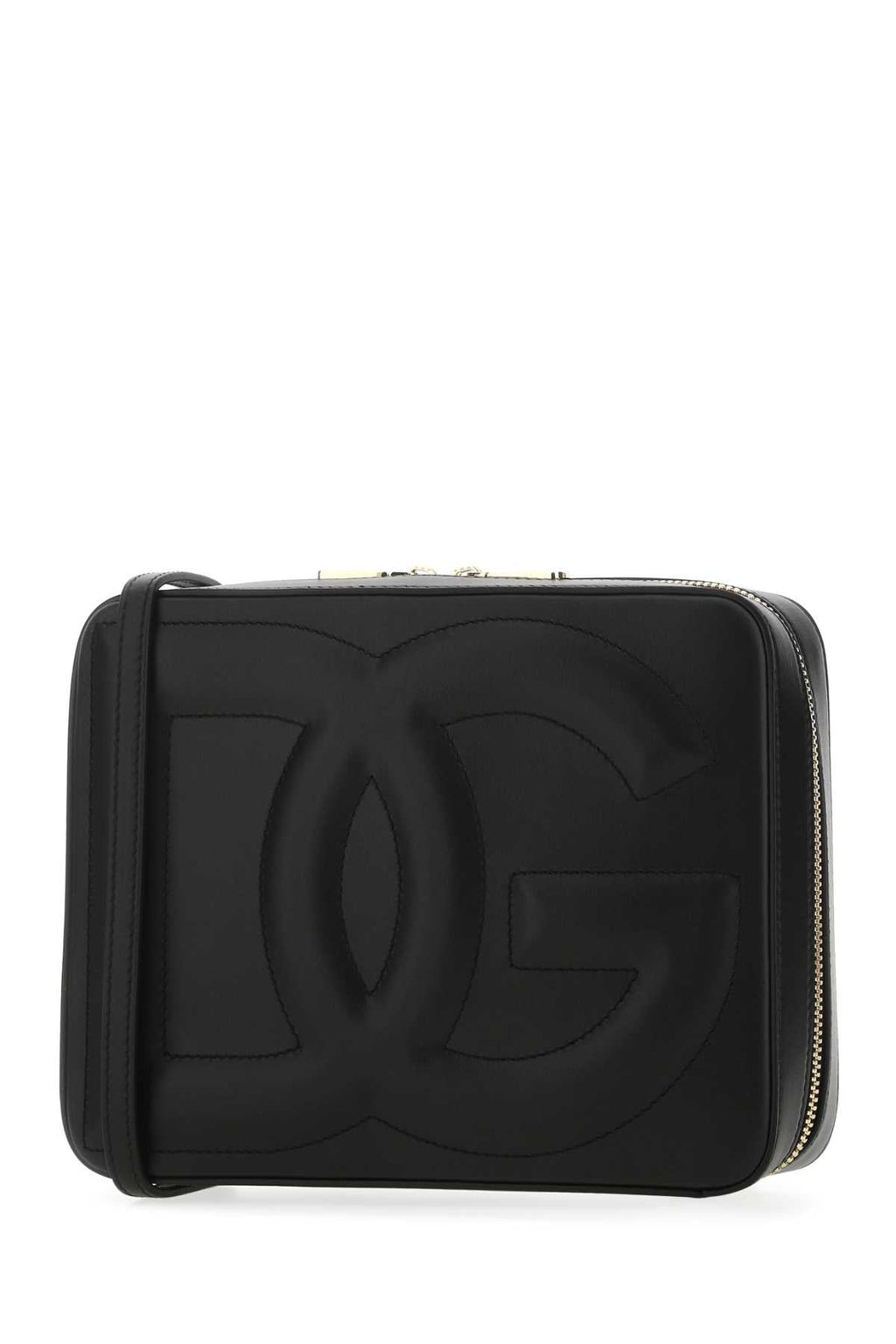 Dolce & Gabbana Women Black Leather Crossbody Bag