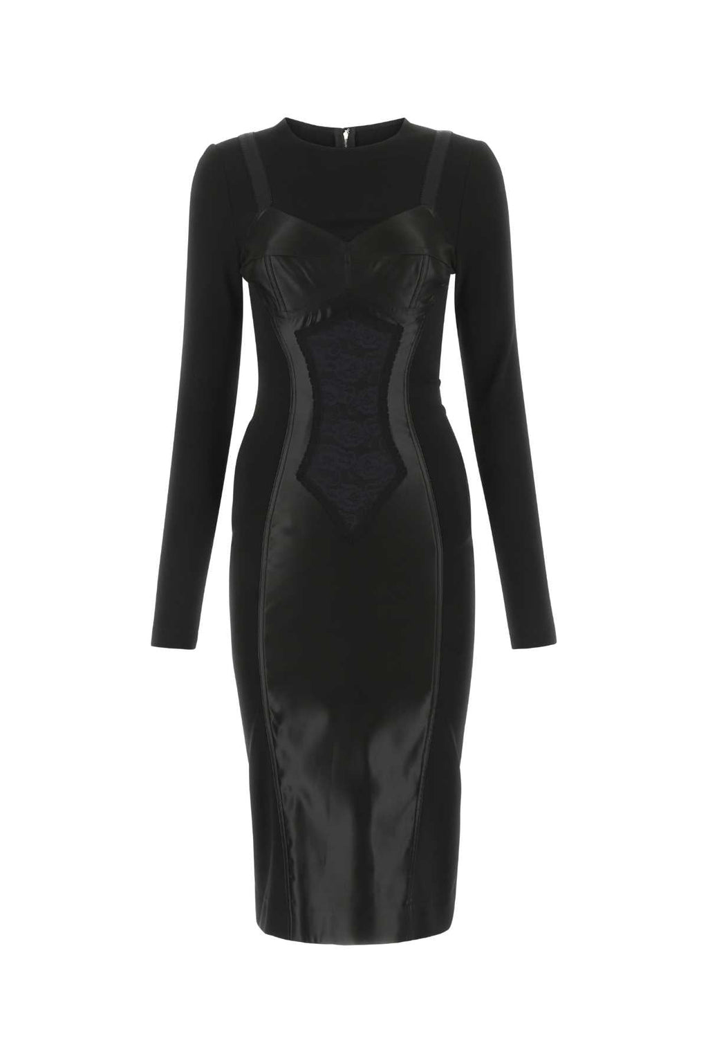 Dolce & Gabbana Women Black Stretch Viscose Blend Dress