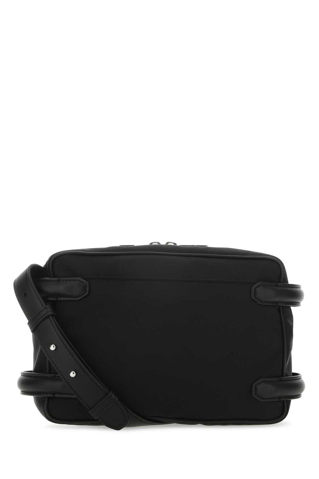 Alexander Mcqueen Men Black Nylon Harness Crossbody Bag