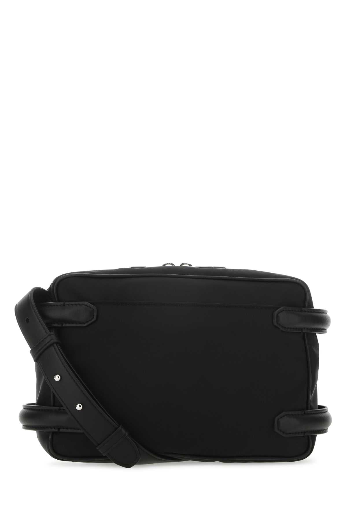 Alexander Mcqueen Men Black Nylon Harness Crossbody Bag