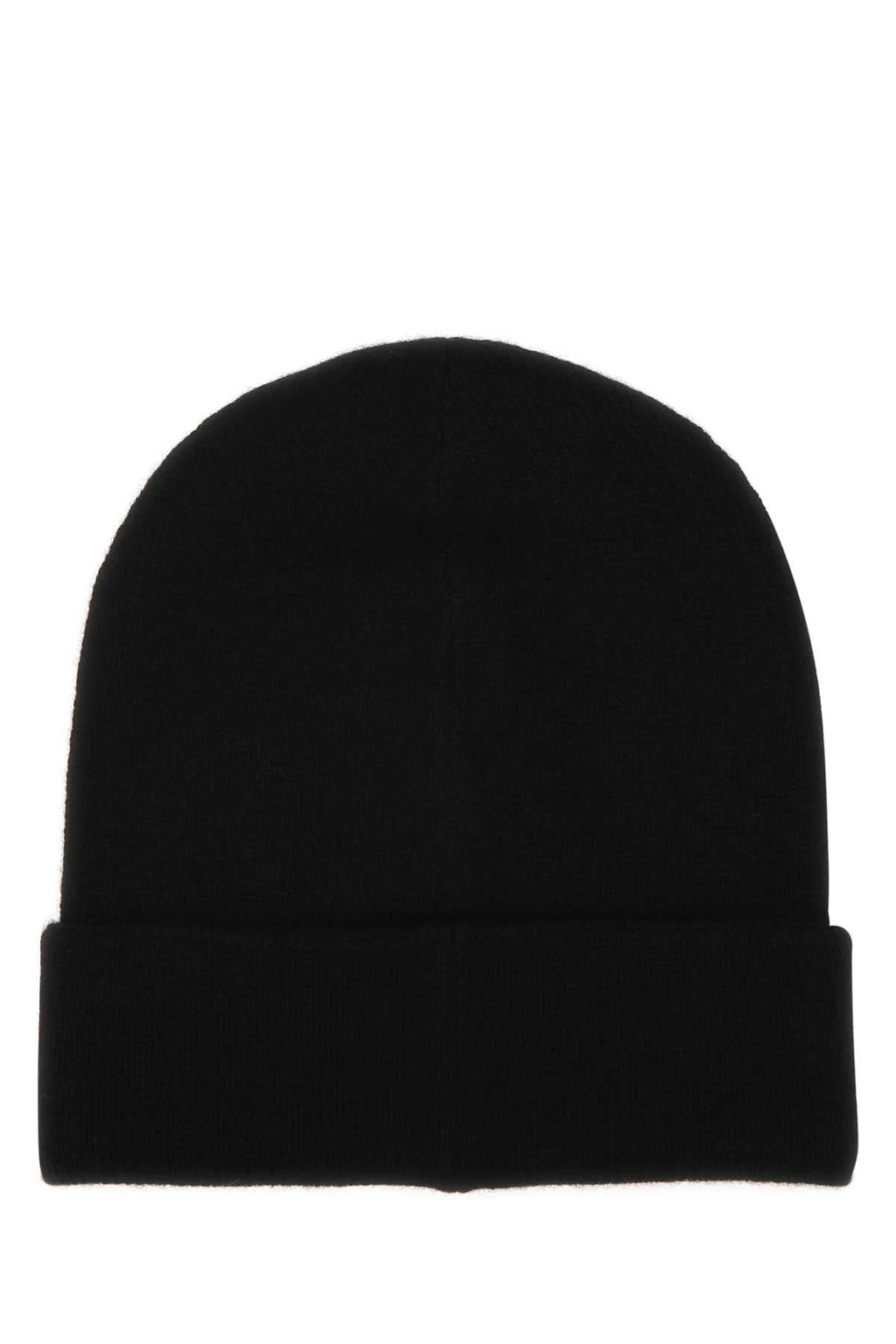 Alexander Mcqueen Men Black Cashmere Beanie Hat