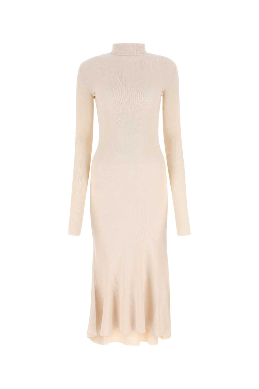 Balenciaga Women Sand Silk Blend Dress