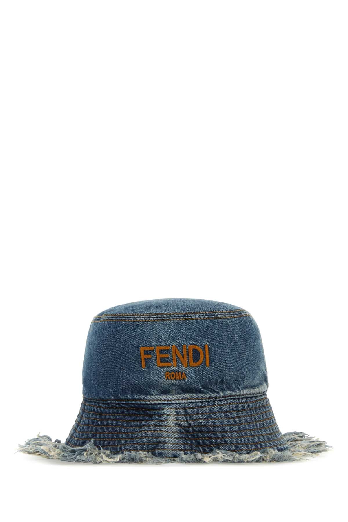 Fendi Men Denim Hat