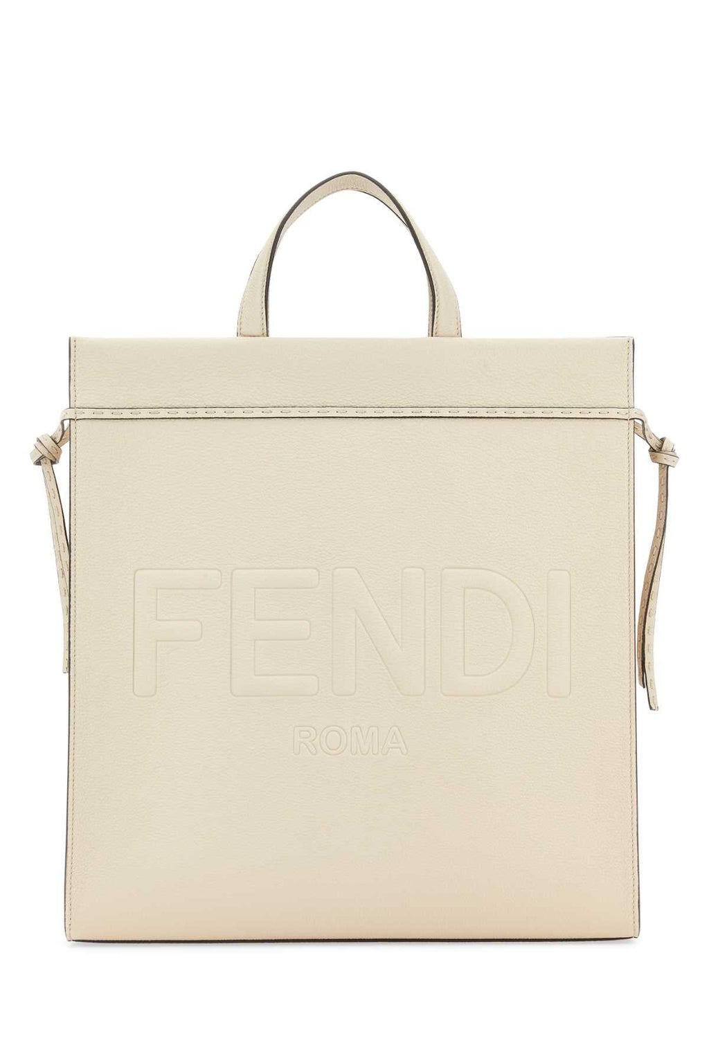 Fendi Men Ivory Medium Go To Shopper Shopping Bag