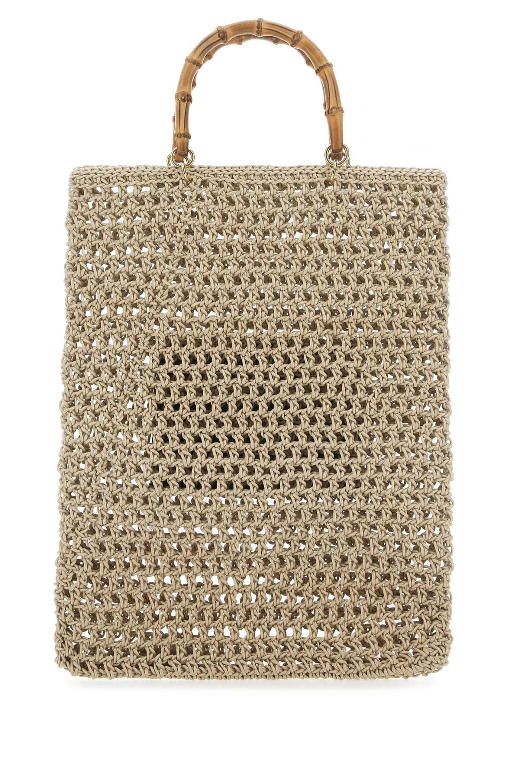 Jil Sander Women Beige Rope Medium Shopping Bag