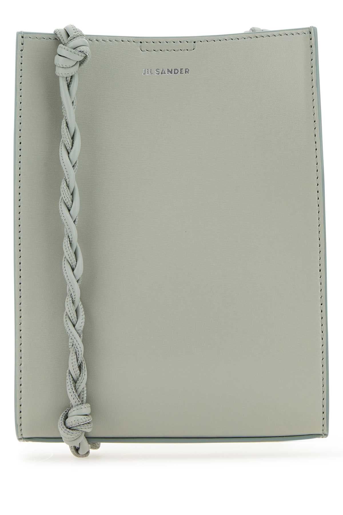 Jil Sander Women Sage Green Leather Shoulder Bag