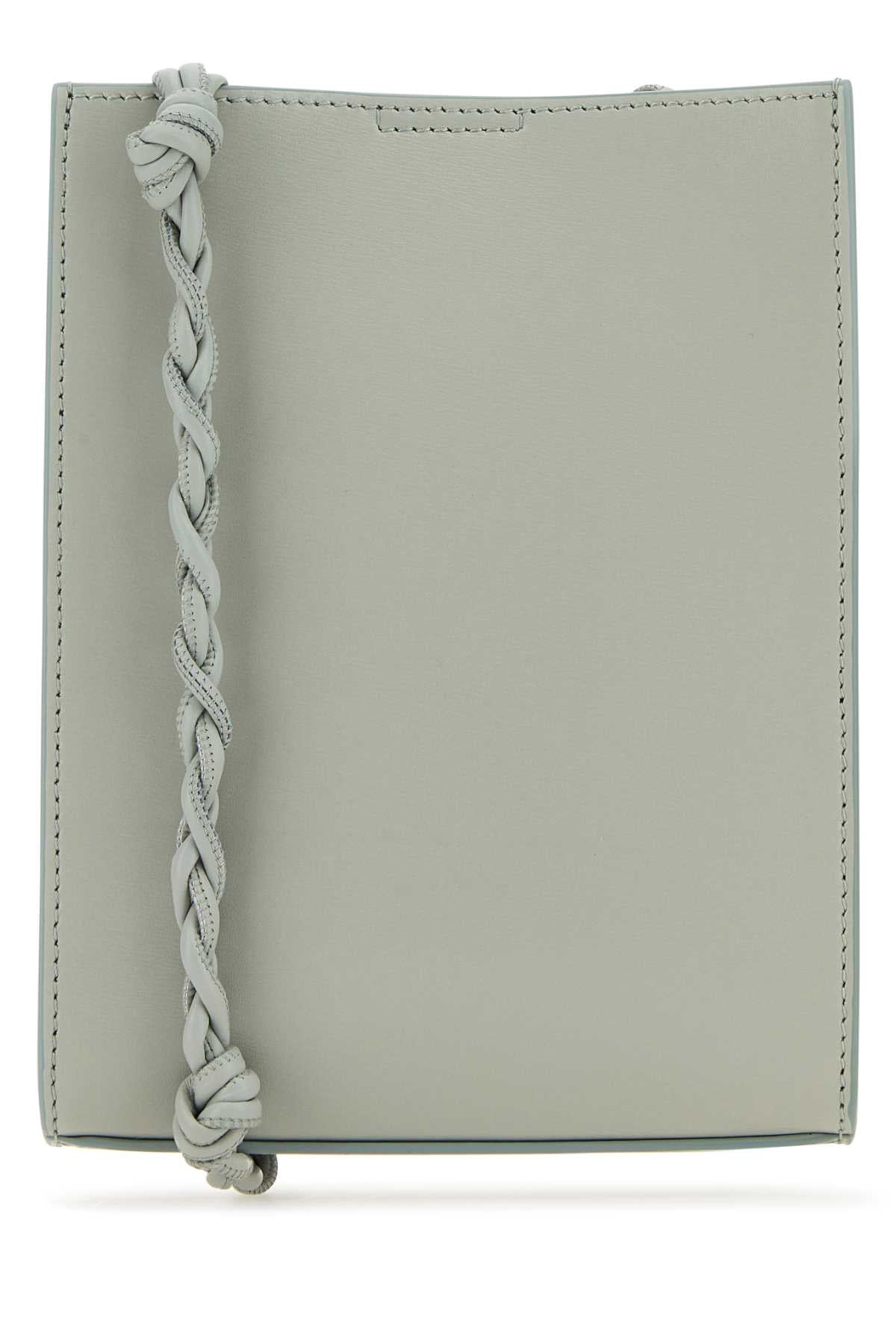 Jil Sander Women Sage Green Leather Shoulder Bag