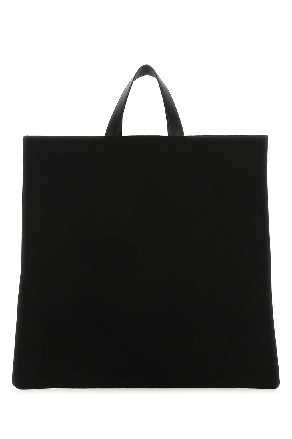 Jil Sander Women Black Canvas Shopping Bag