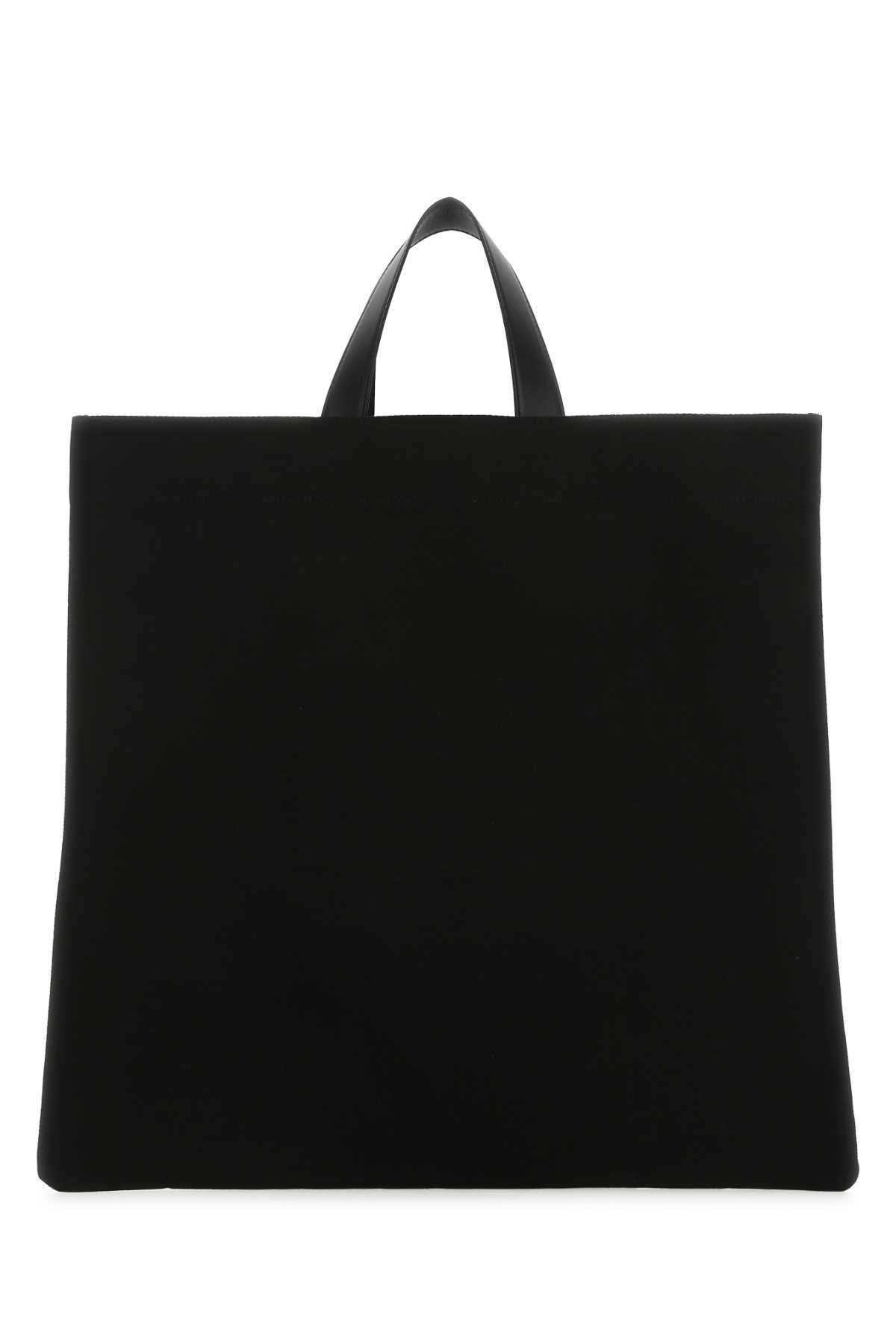 Jil Sander Women Black Canvas Shopping Bag