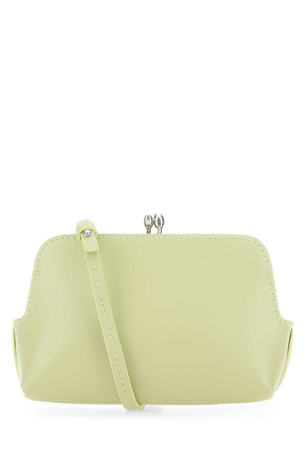 Jil Sander Women Pastel Green Leather Micro Goji Crossbody Bag