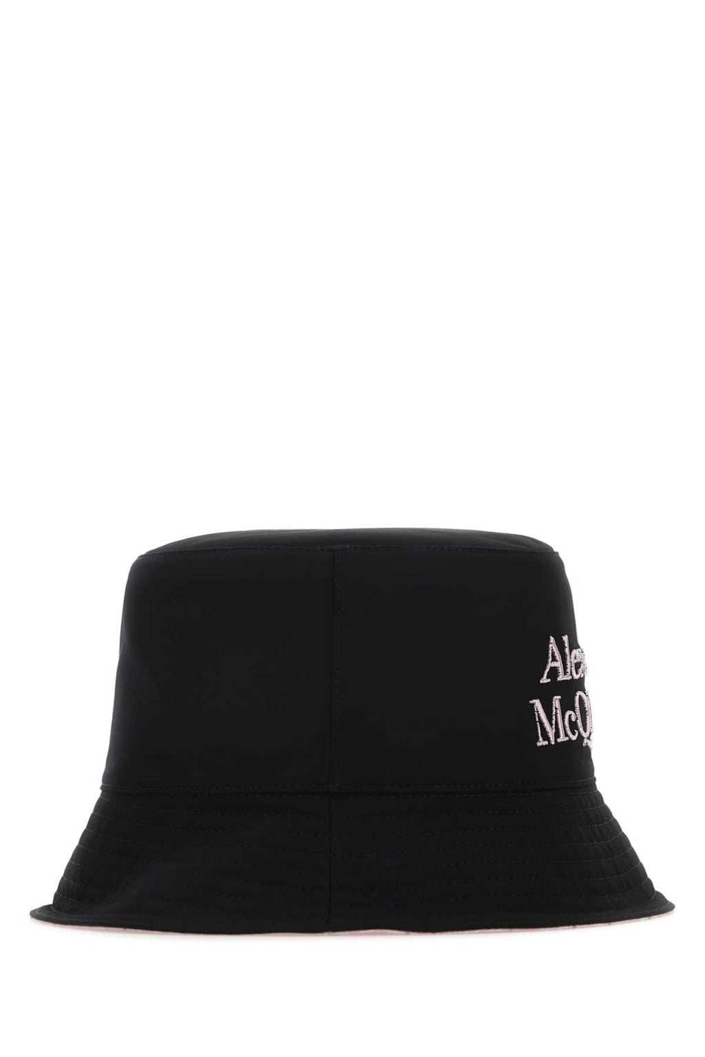 Alexander Mcqueen Men Black Nylon Reversible Hat