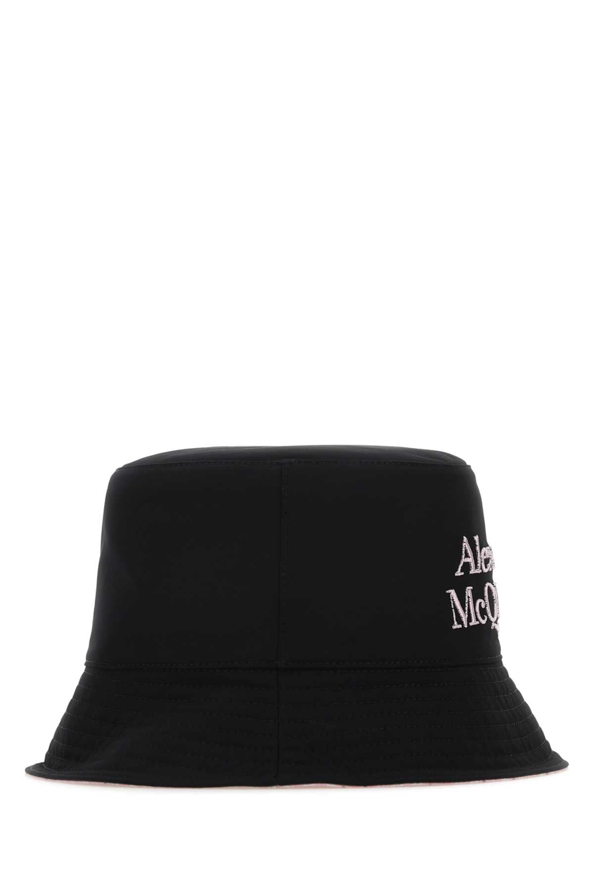 Alexander Mcqueen Men Black Nylon Reversible Hat