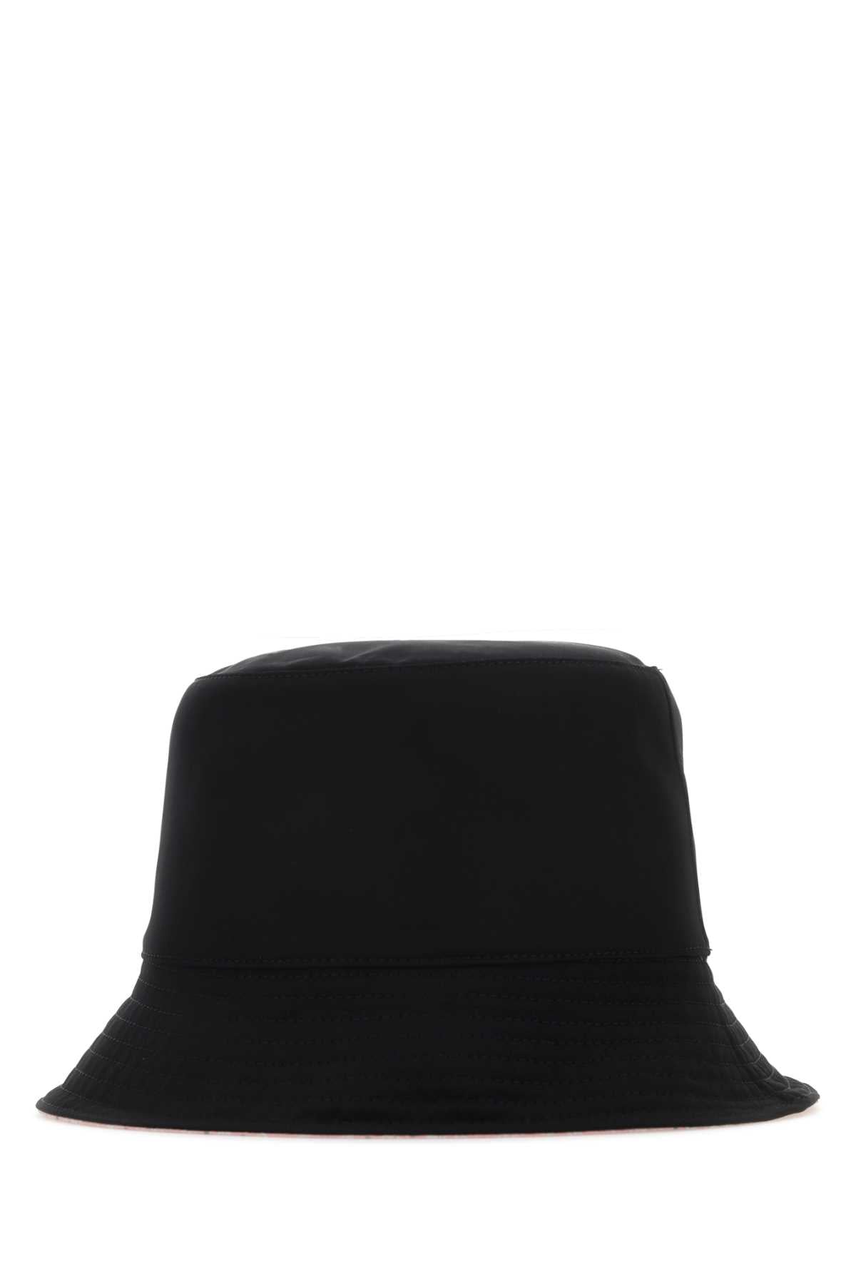 Alexander Mcqueen Men Black Nylon Reversible Hat