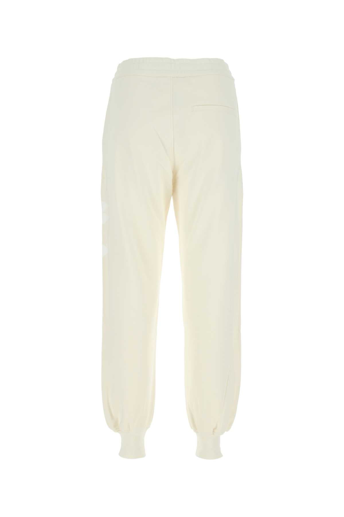 Alexander Mcqueen Women Ivory Cotton Joggers