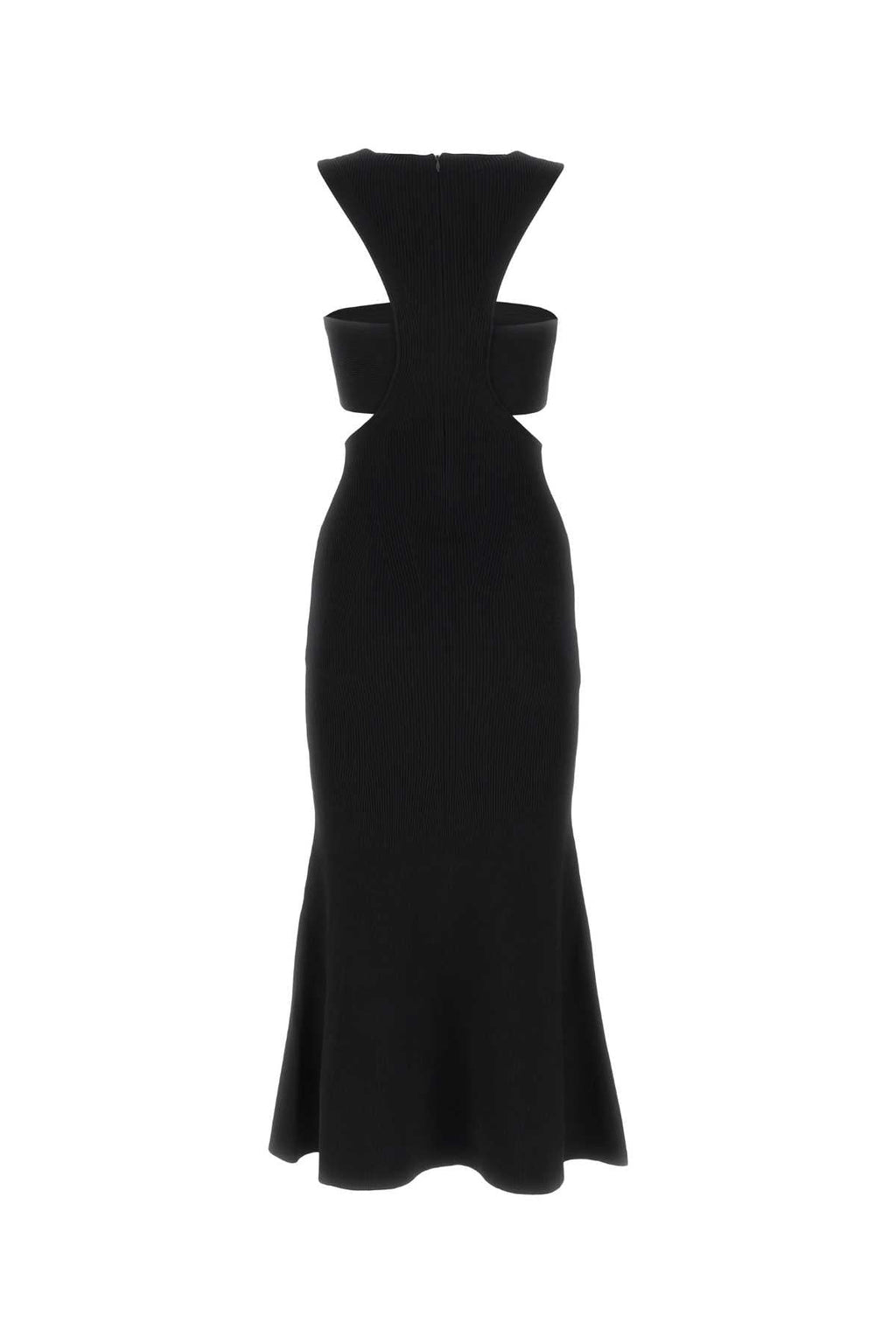 Alexander Mcqueen Women Black Viscose Blend Dress