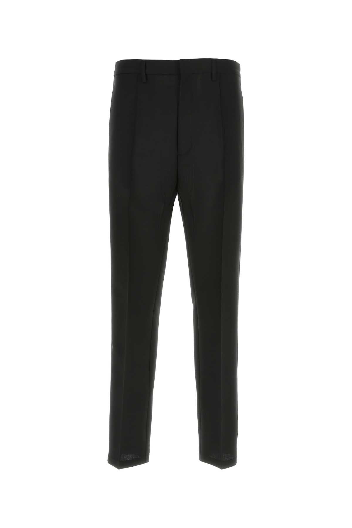 Prada Men Black Mohair Blend Pant