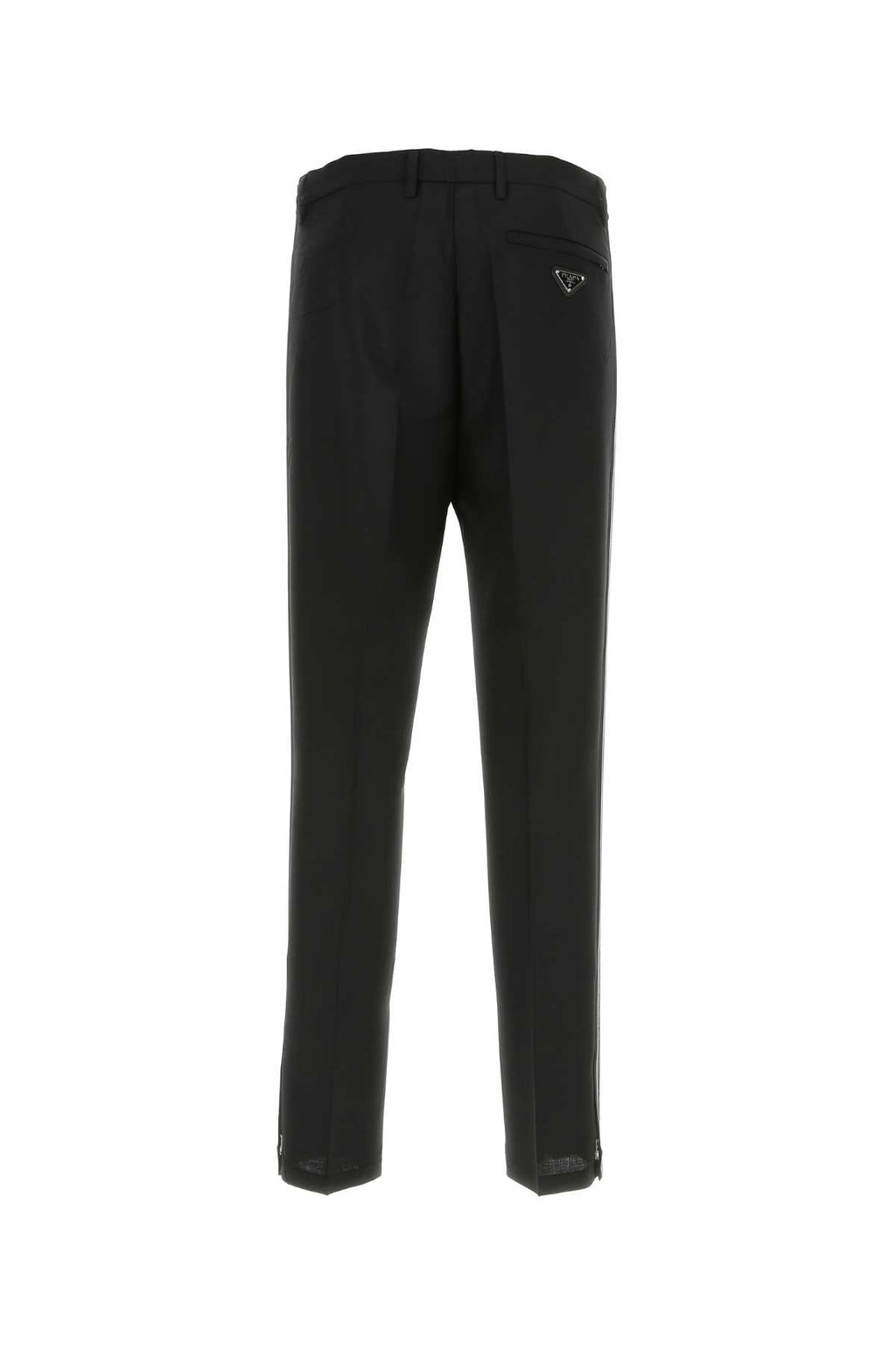 Prada Men Black Mohair Blend Pant