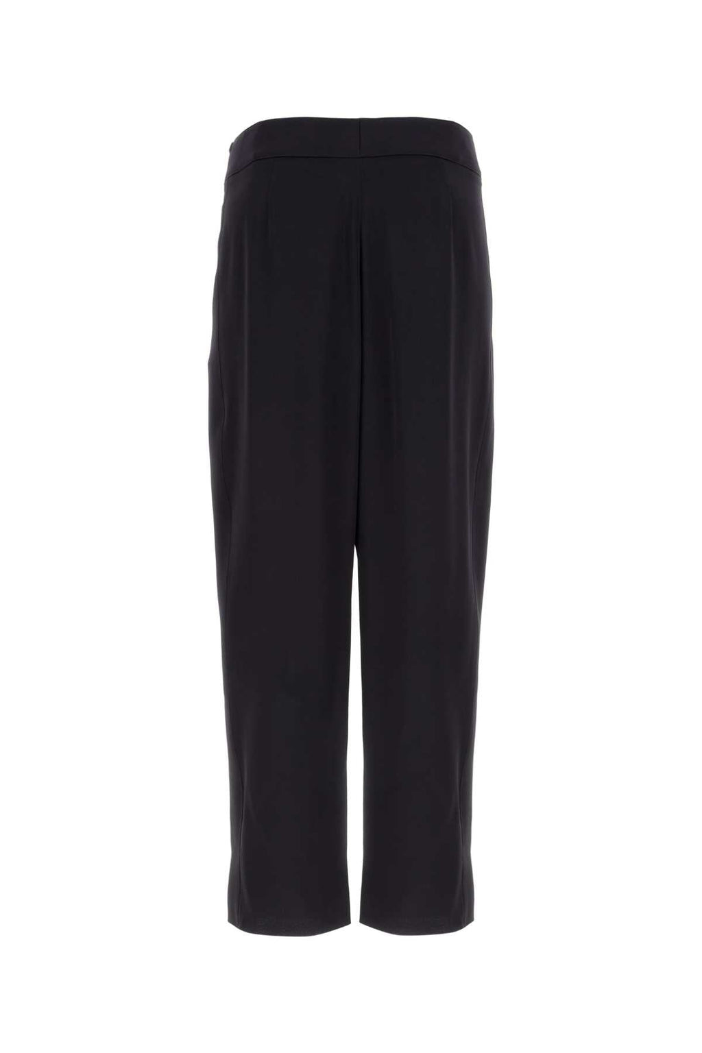 Saint Laurent Men Midnight Blue Crepe Satin Pant