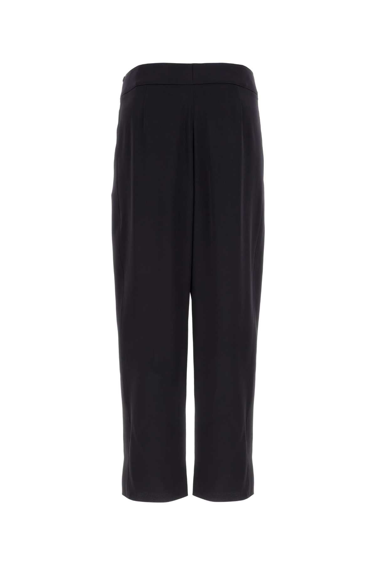 Saint Laurent Men Midnight Blue Crepe Satin Pant