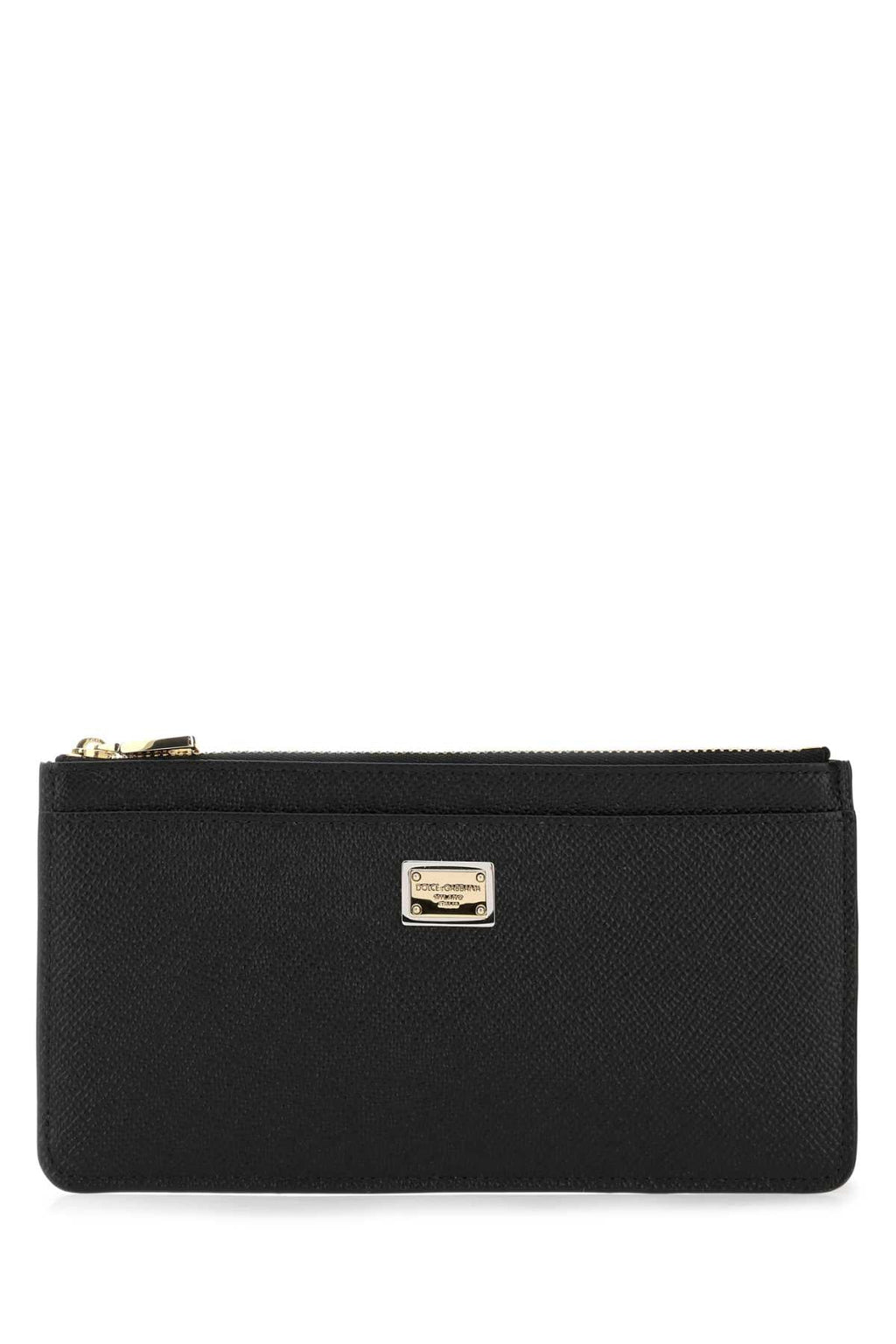 Dolce & Gabbana Women Black Leather Card Holder
