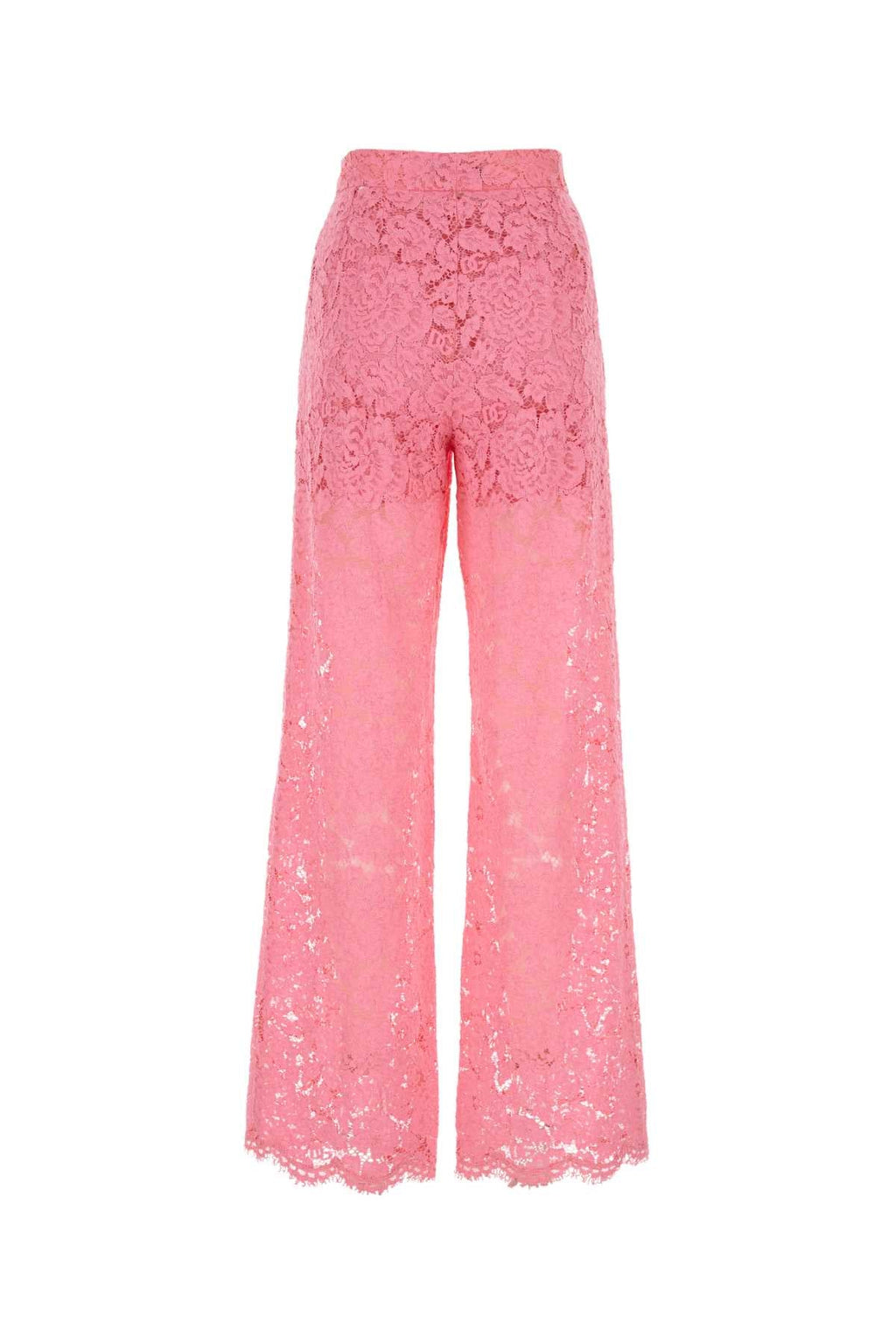 Dolce & Gabbana Women Pink Lace Pant