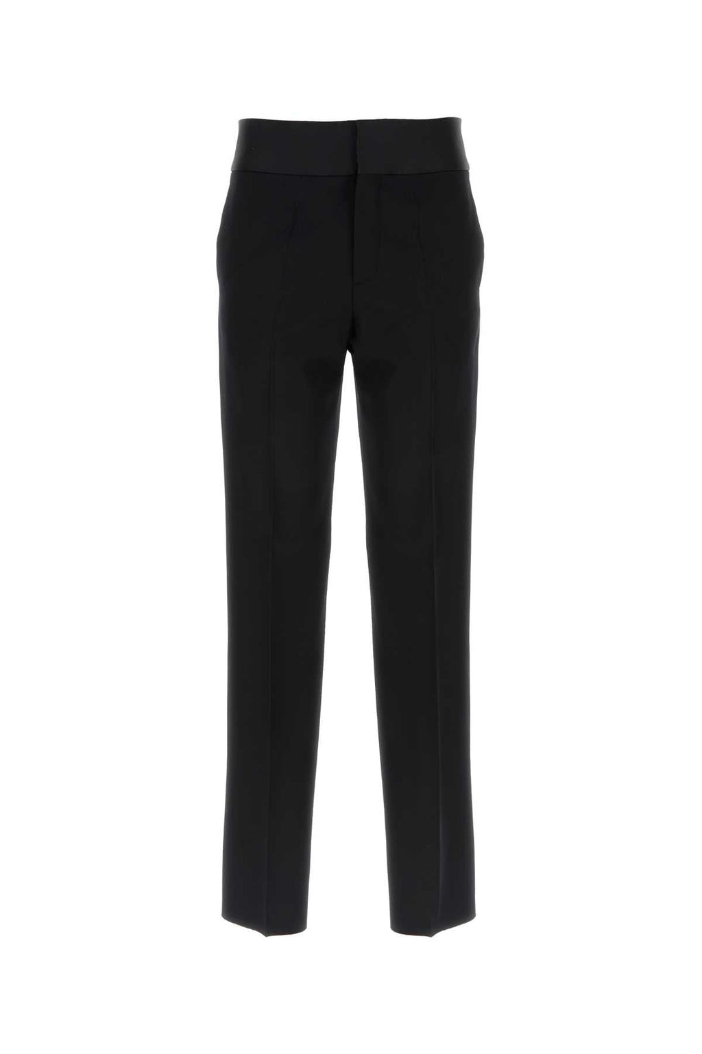 Valentino Garavani Men Black Wool Pant