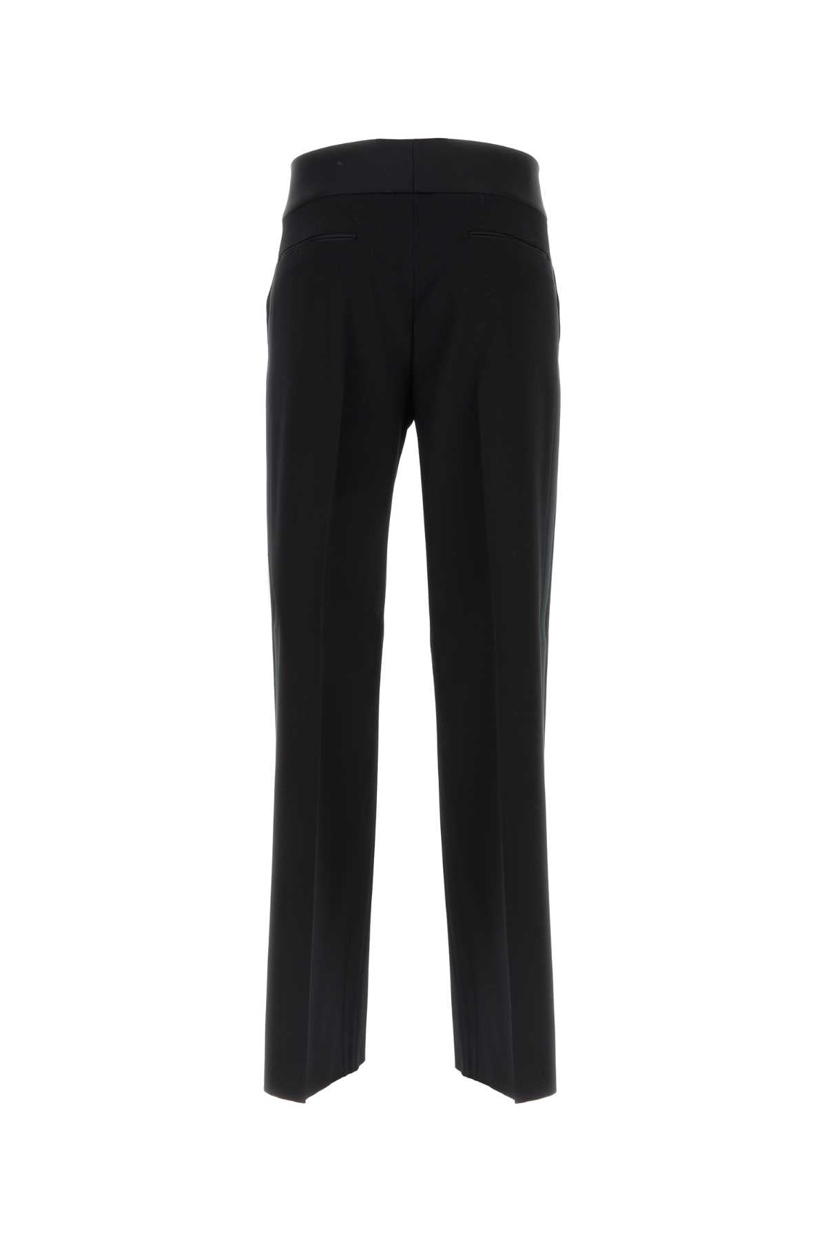 Valentino Garavani Men Black Wool Pant