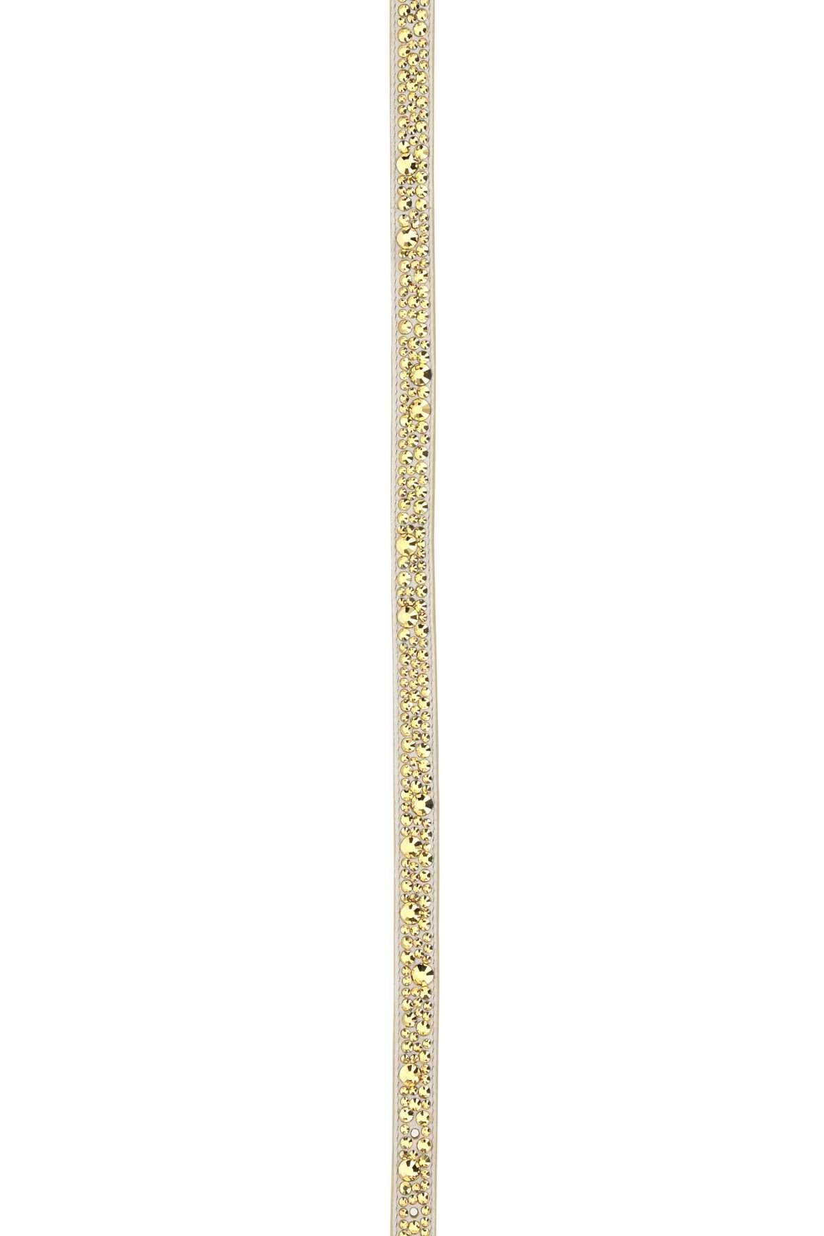 Prada Women Embellished Suede Belt