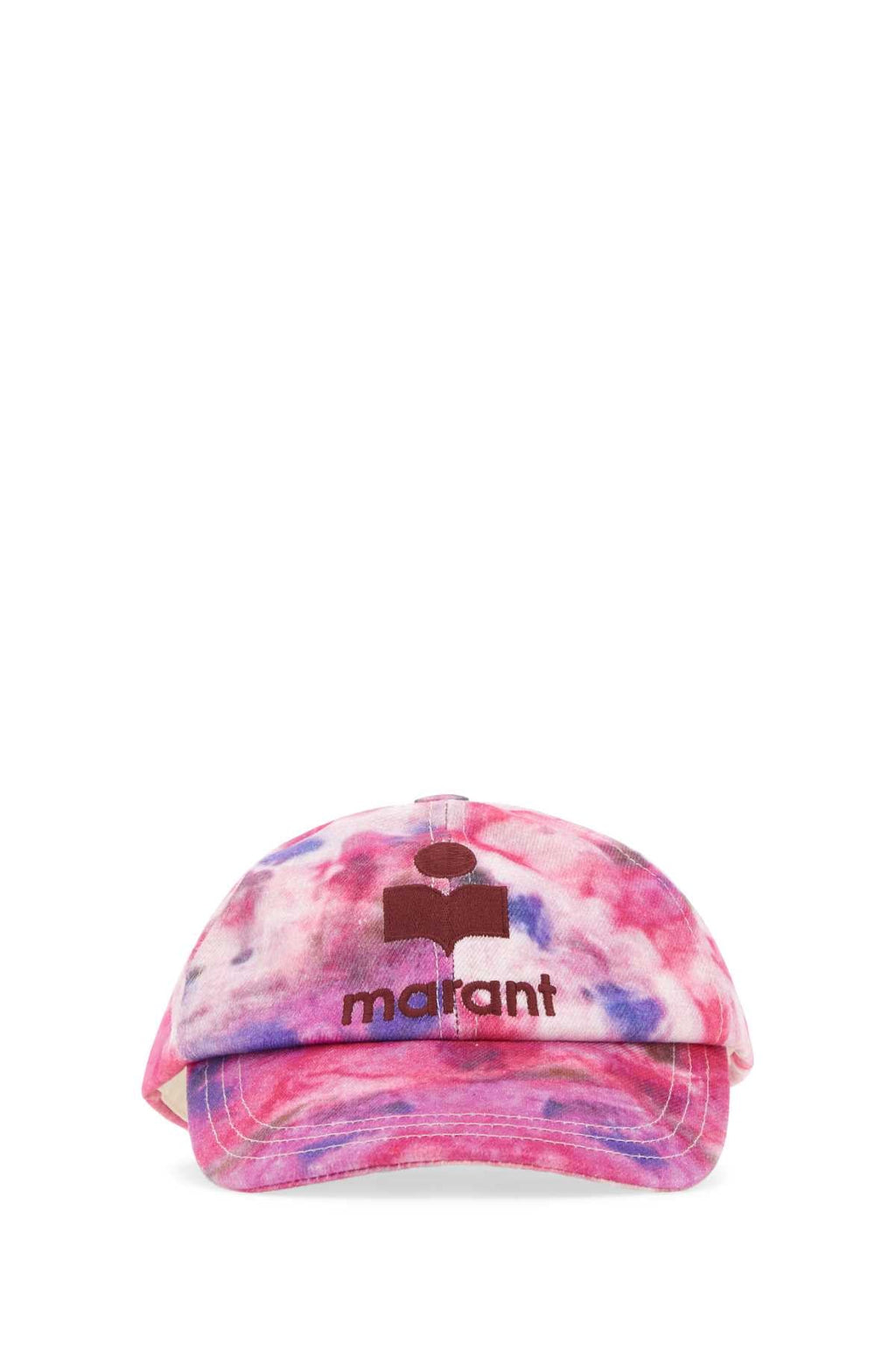 Isabel Marant Women Printed Cotton Tyron Baseball Cap