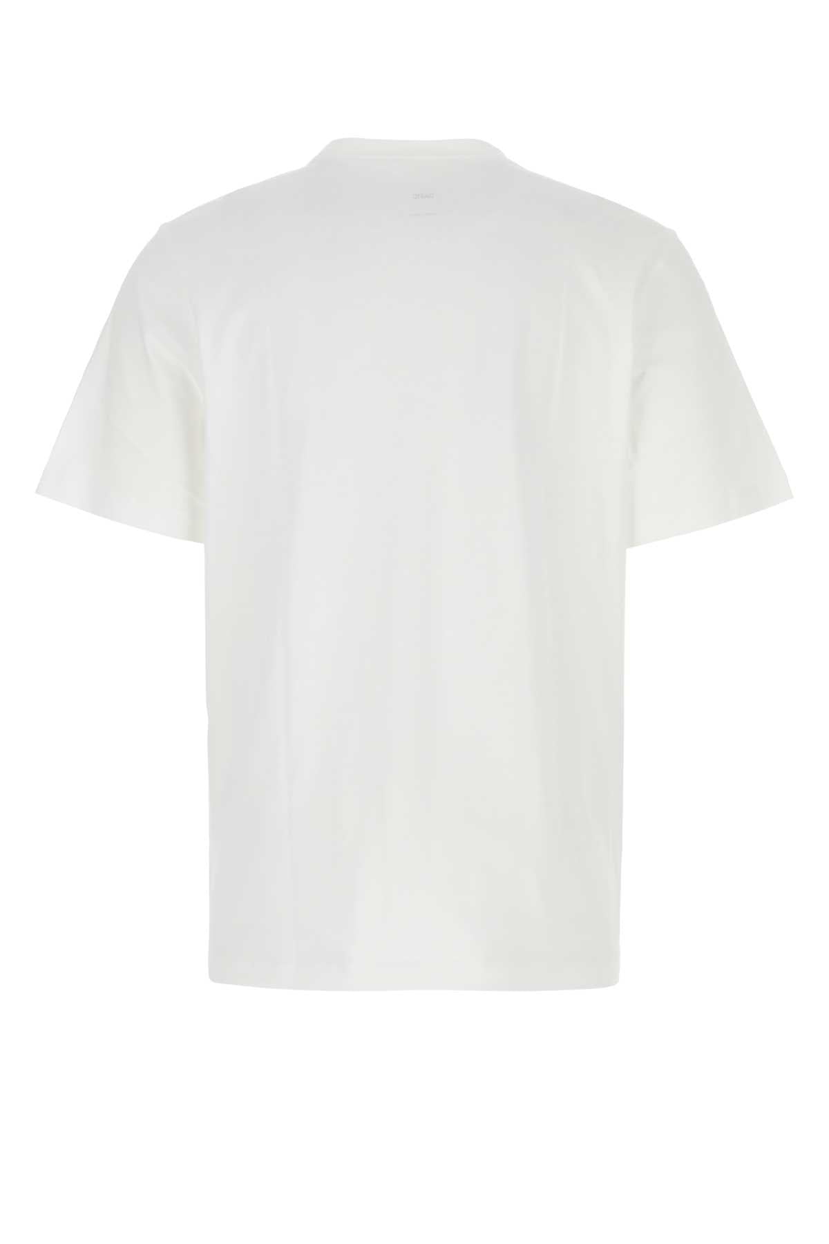 Oamc Men White Cotton Oversize T-Shirt