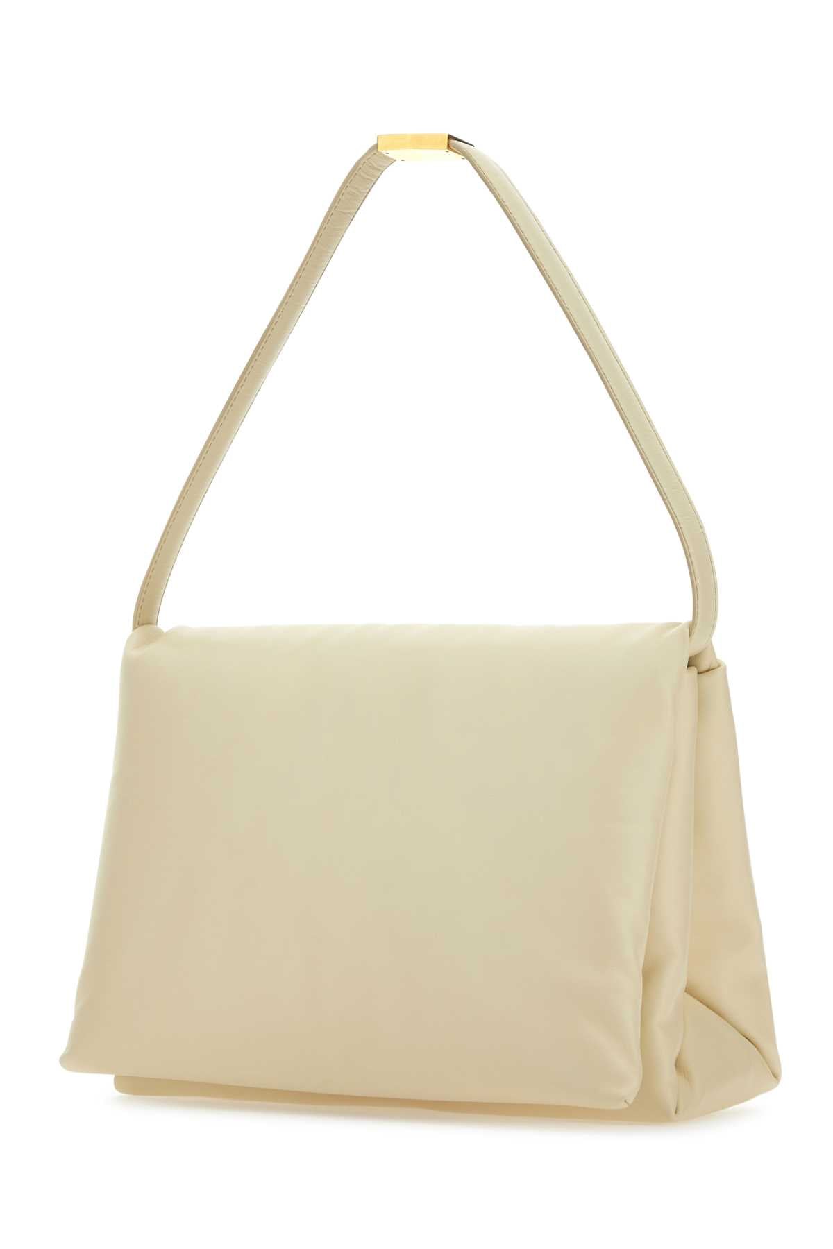 Marni Women Ivory Leather Shoulder Bag